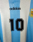 1994 Argentina Home Shirt Maradona LS 