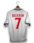 1999-01 England Home Shirt Beckham 