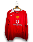 2004-06 Manchester United Home Shirt LS Ronaldo 