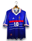 1998-00 France Home Shirt Zidane 