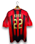 2004-05 AC Milan Home Shirt Kaká 