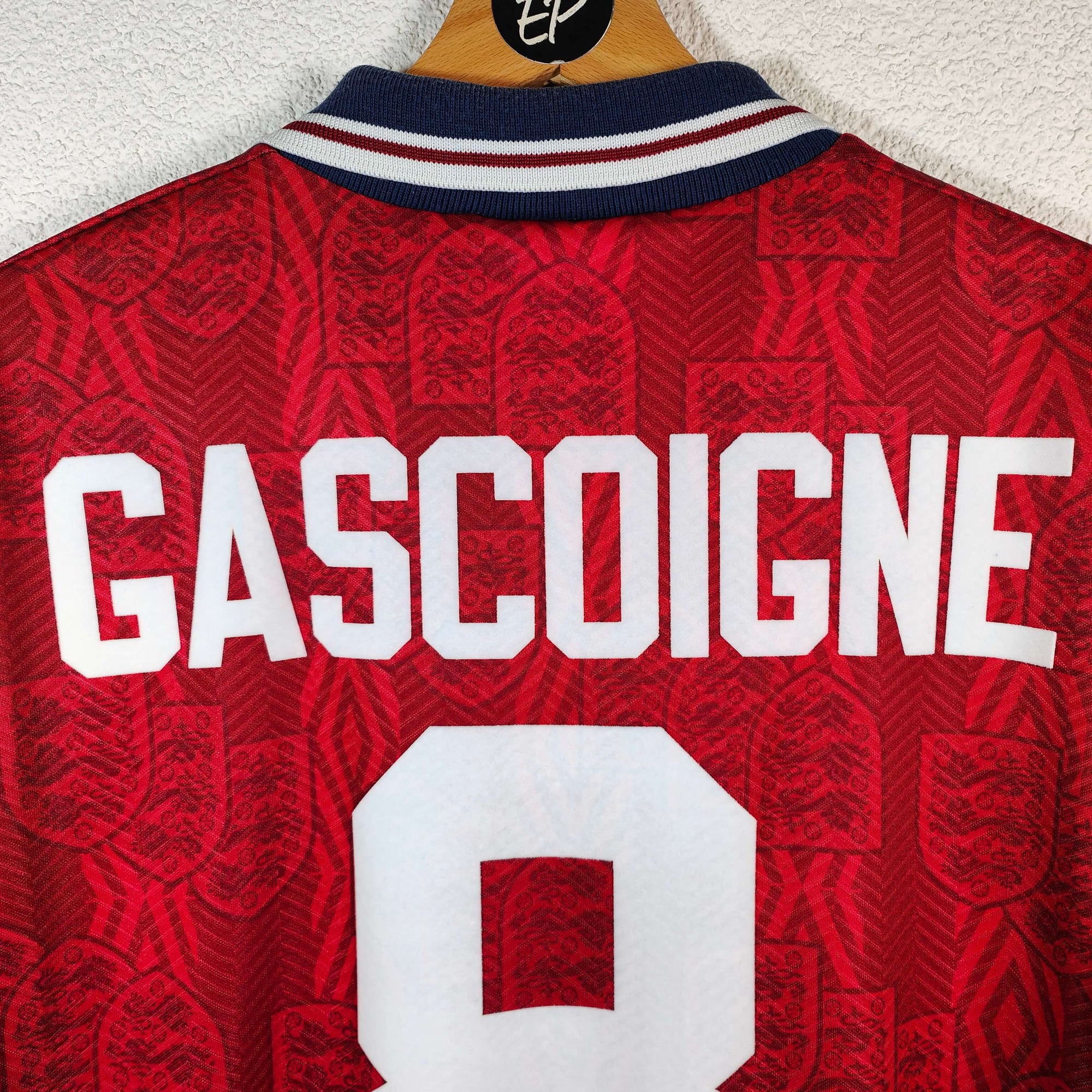 1993-95 England Away Shirt Gascoigne 