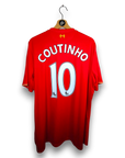 2015-16 Liverpool Home Shirt Coutinho 
