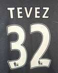 2009-10 Manchester City Away Shirt Tevez 