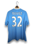 2009-10 Manchester City Home Shirt Tevez 