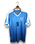 2019-20 Uruguay Home Shirt Suarez 