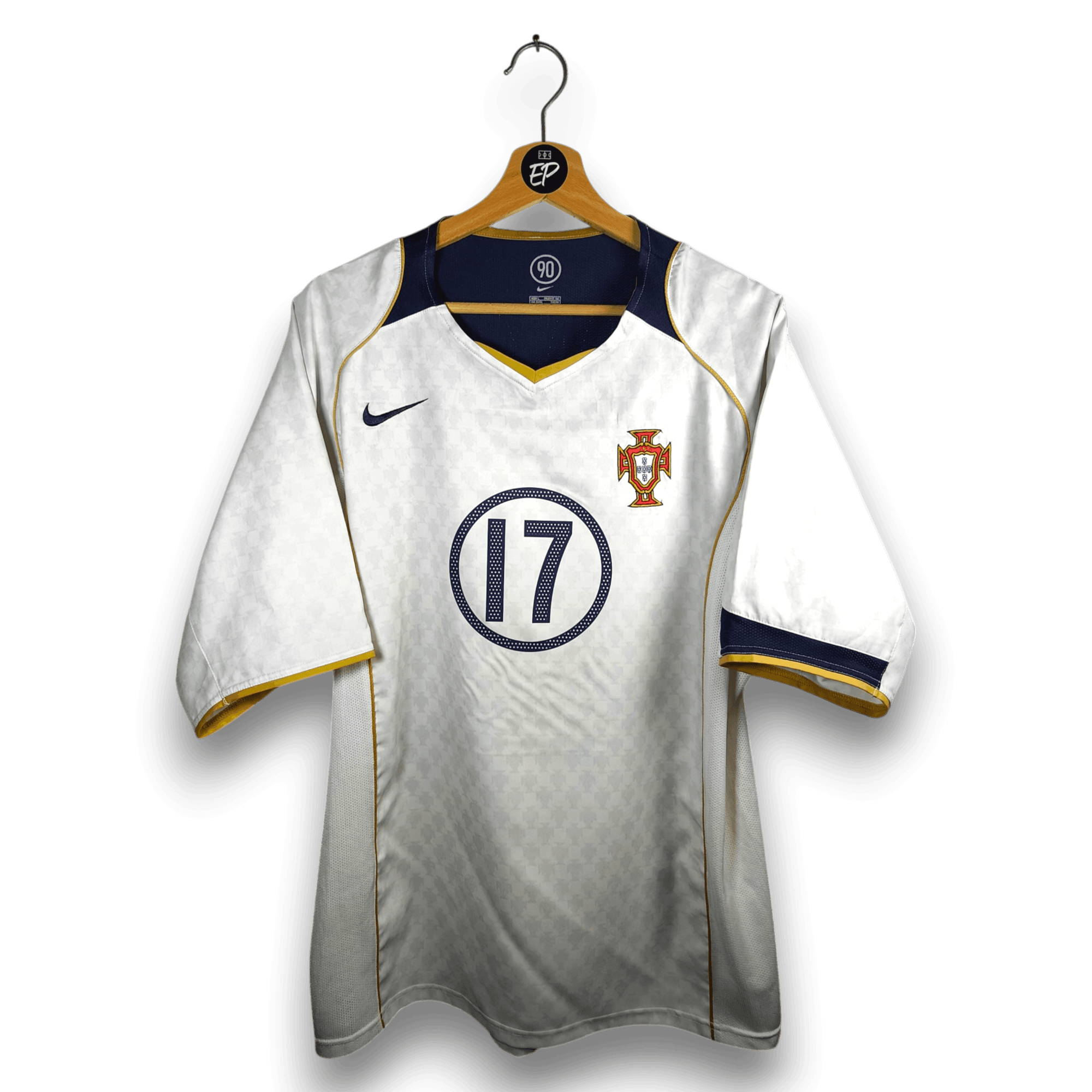 2004-06 Portugal Away Shirt Ronaldo 