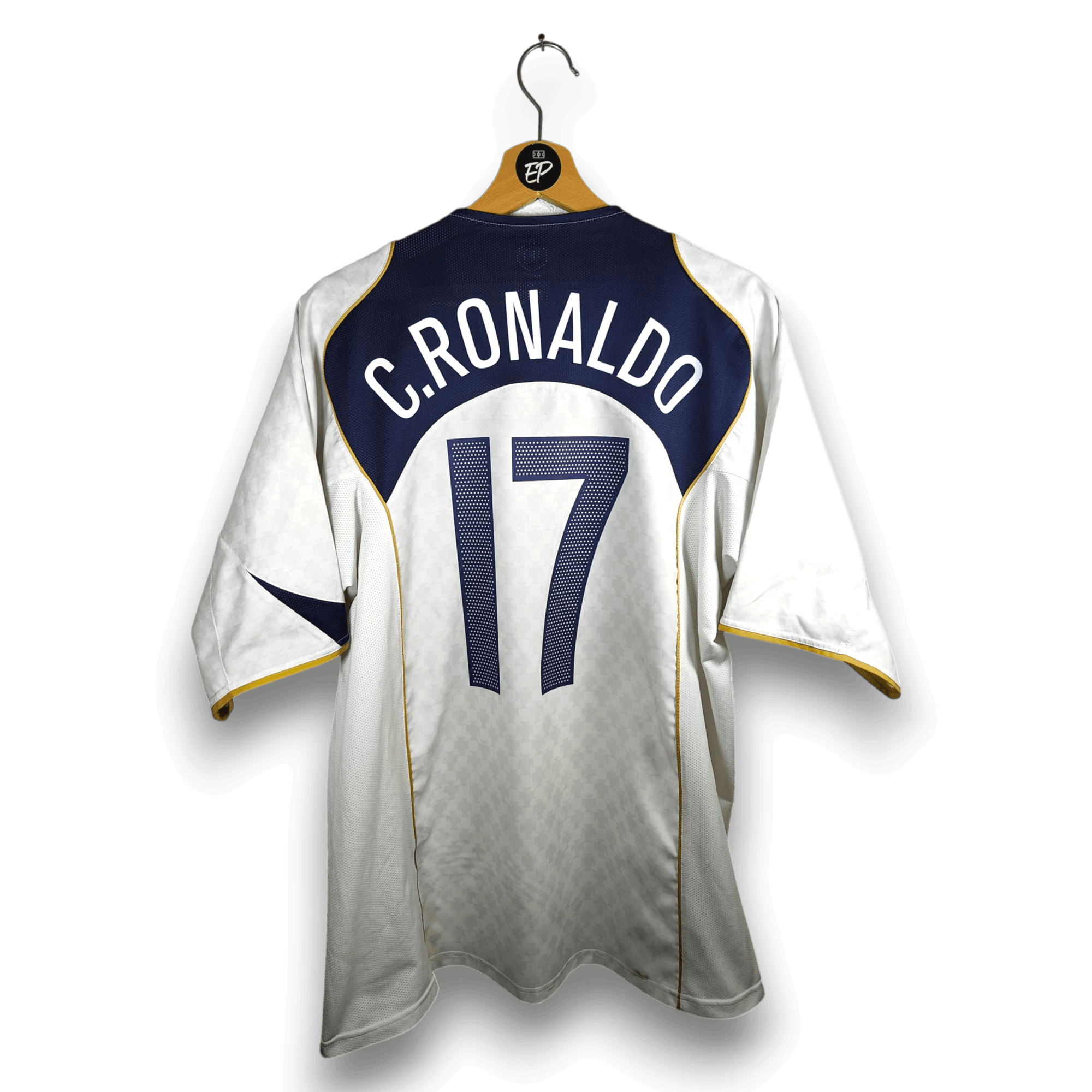 2004-06 Portugal Away Shirt Ronaldo 