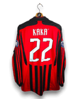 2007-08 AC Milan Home Shirt LS Kaká 