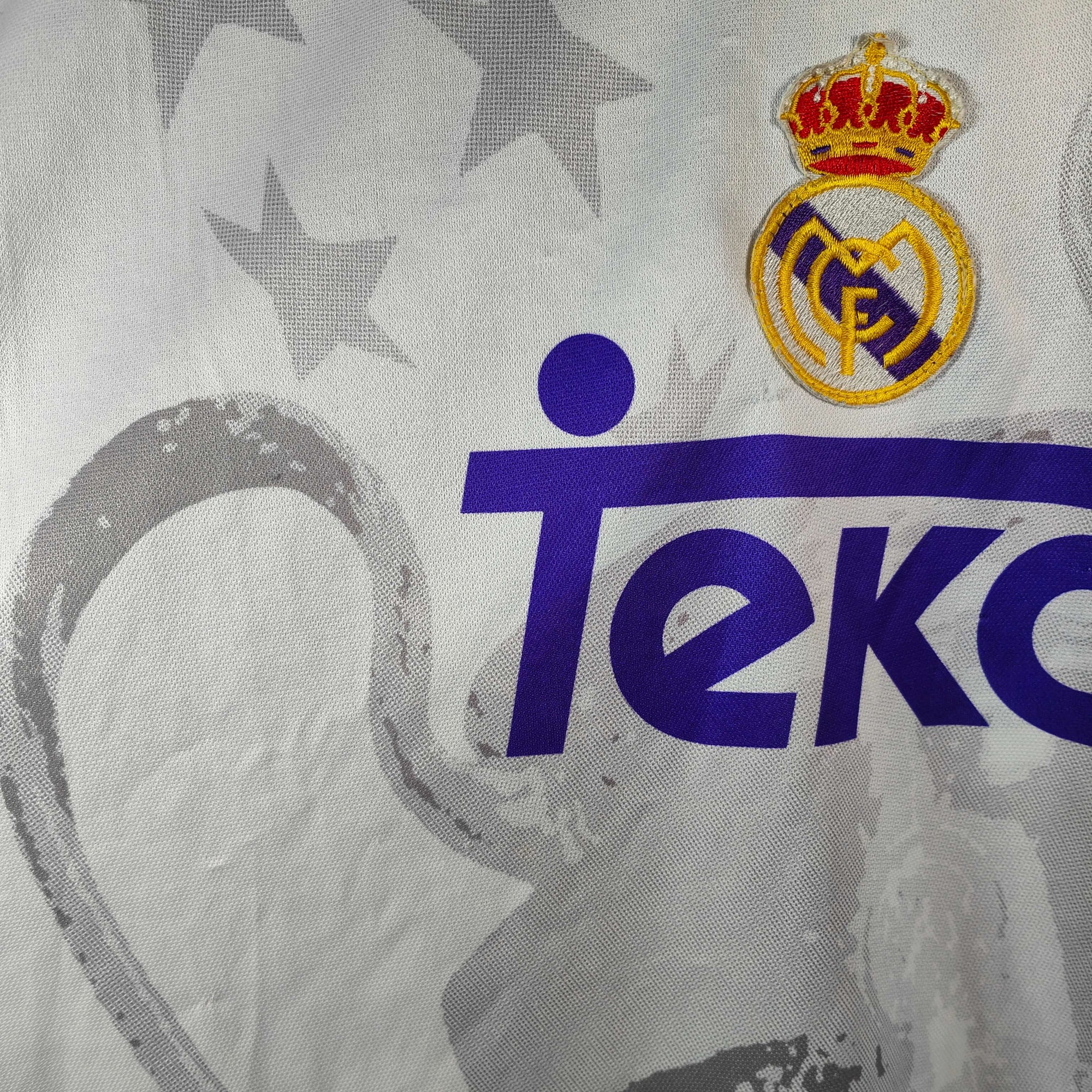 1997-98 Real Madrid Europa Shirt Final Copa De Europa - 6.5/10 - (L)