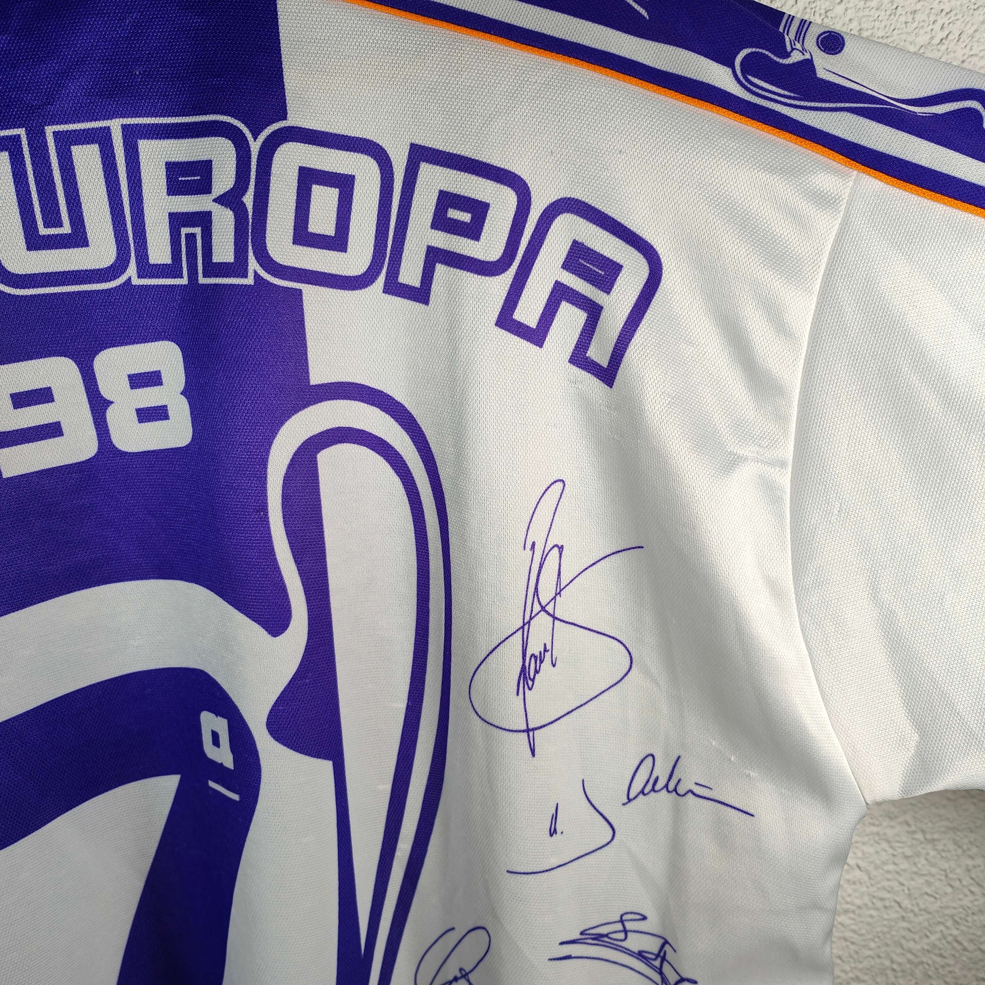 1997-98 Real Madrid Europa Shirt Final Copa De Europa - 6.5/10 - (L)