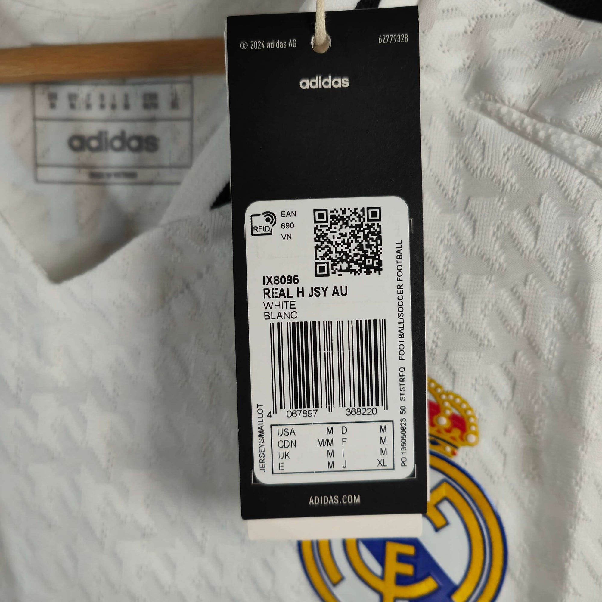 2024-25 Real Madrid Home Shirt Player version Mbappé 