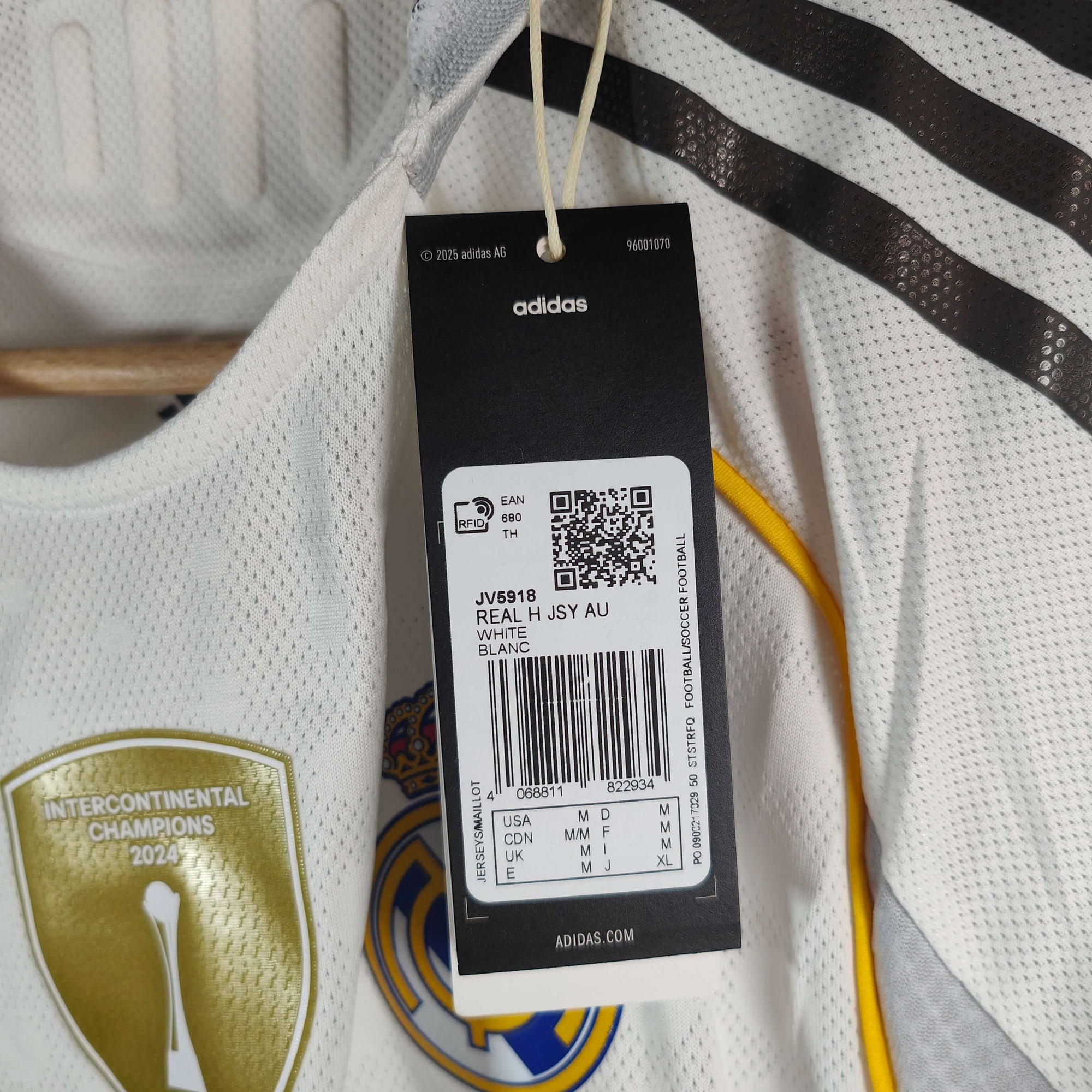 2025-26 Real Madrid Home Shirt Player version Mbappé 