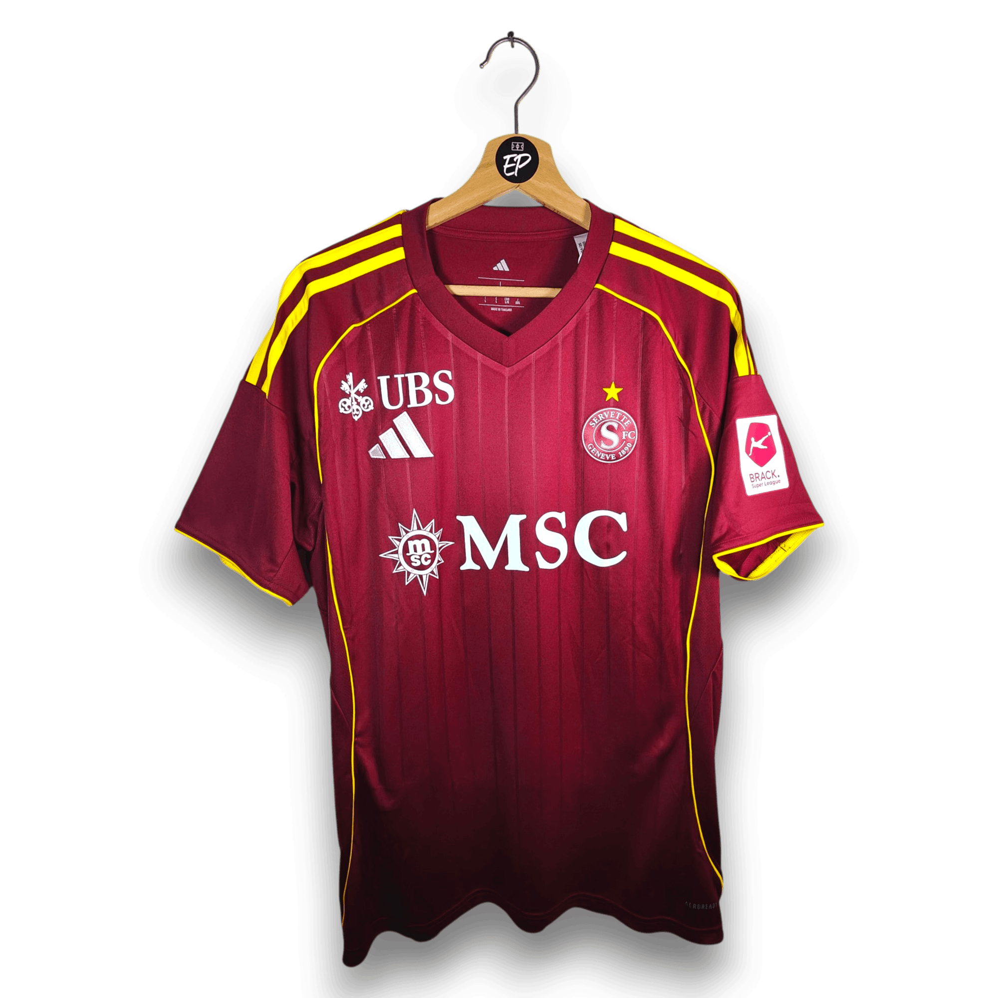 2025-26 Servette Home Shirt Cognat 