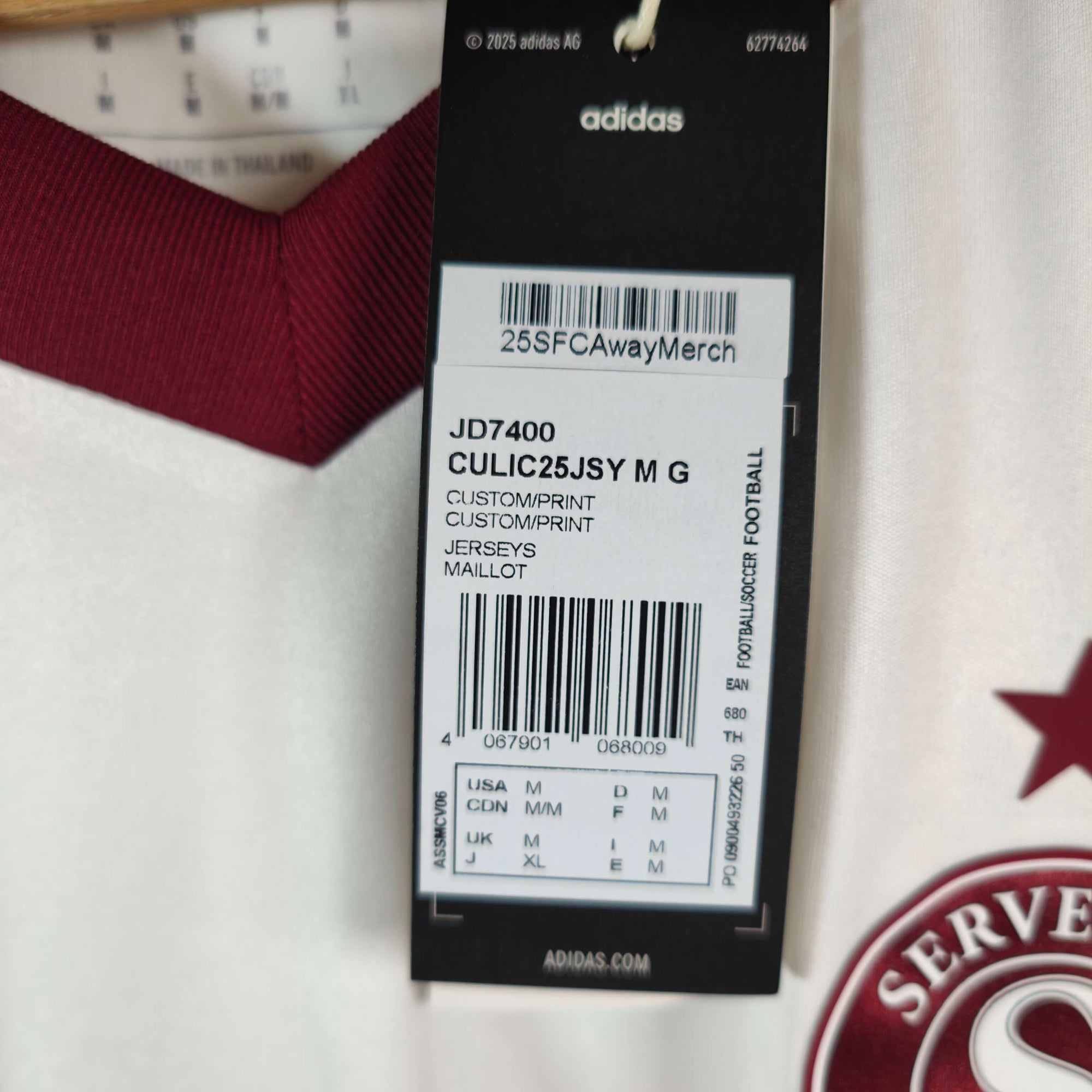 2025-26 Servette Away Shirt - BNWT 10/10 - (S, M, L, XL)