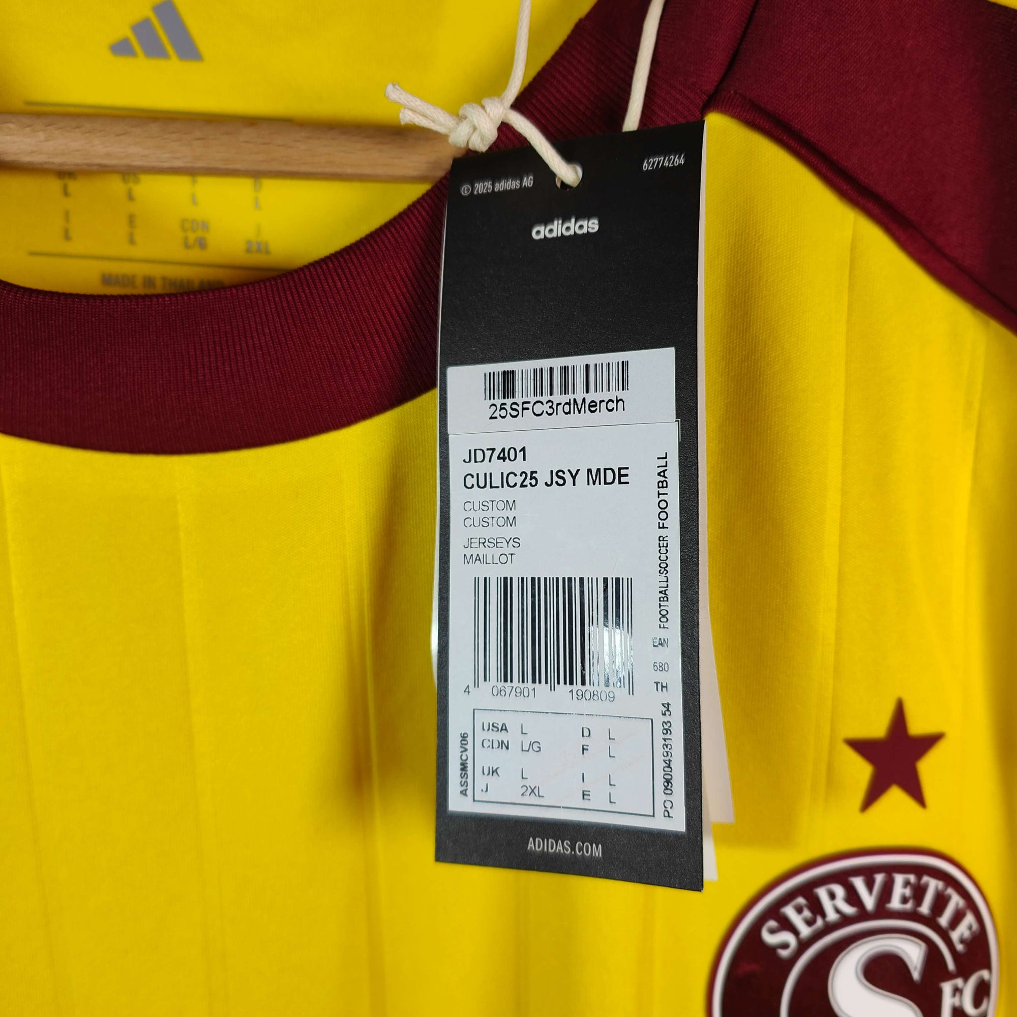 2025-26 Servette Third Shirt - BNWT 10/10 - (S, M, L, XL)