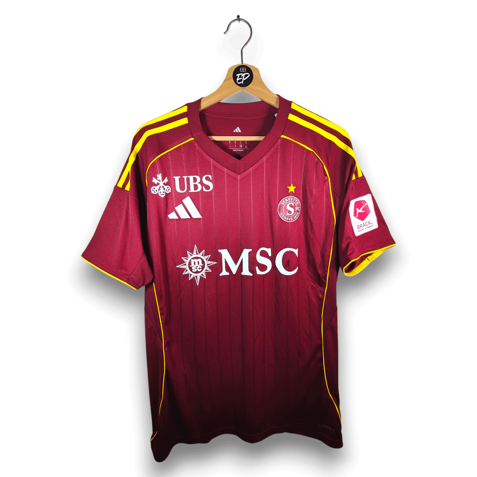 2025-26 Servette Home Shirt SIGNED Stevanović 