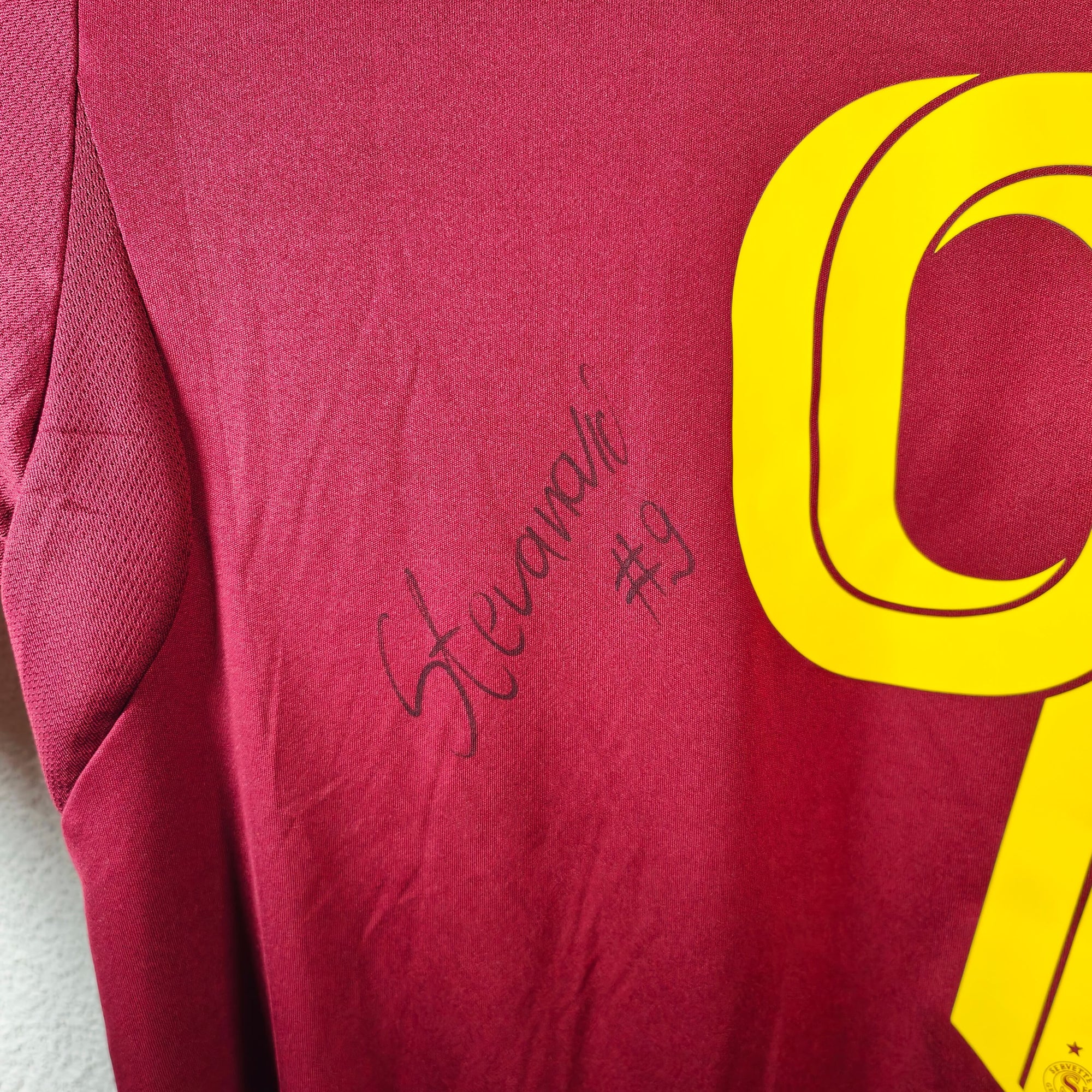 2025-26 Servette Home Shirt SIGNED Stevanović 