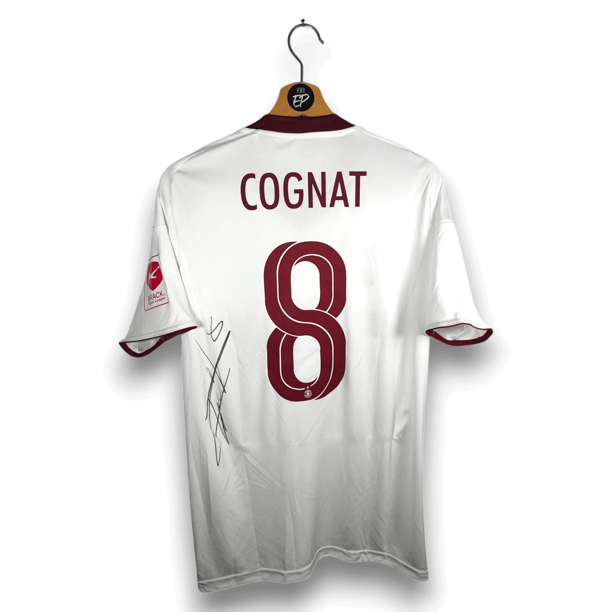 2025-26 Servette Away Shirt SIGNED Cognat 