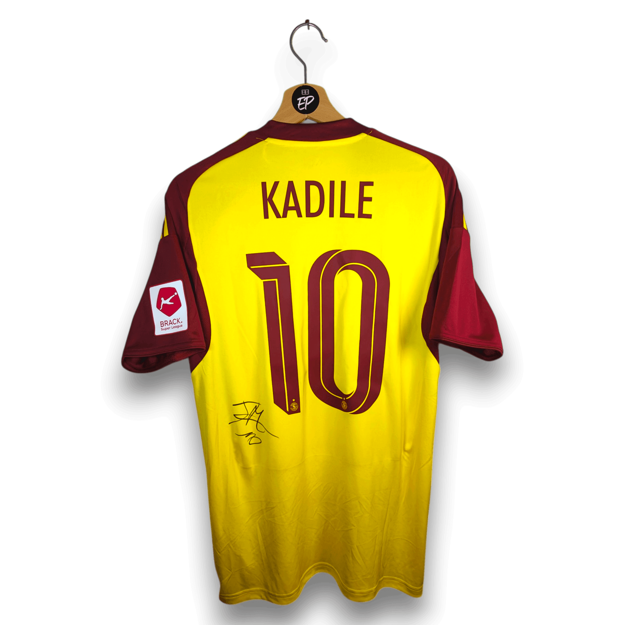 2025-26 Servette Third Shirt SIGNED Kadile 