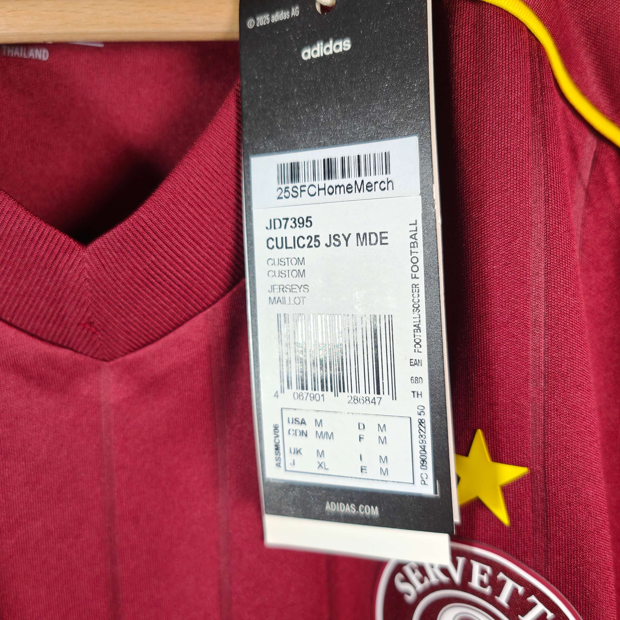 2025-26 Servette Home Shirt SIGNED Cognat 