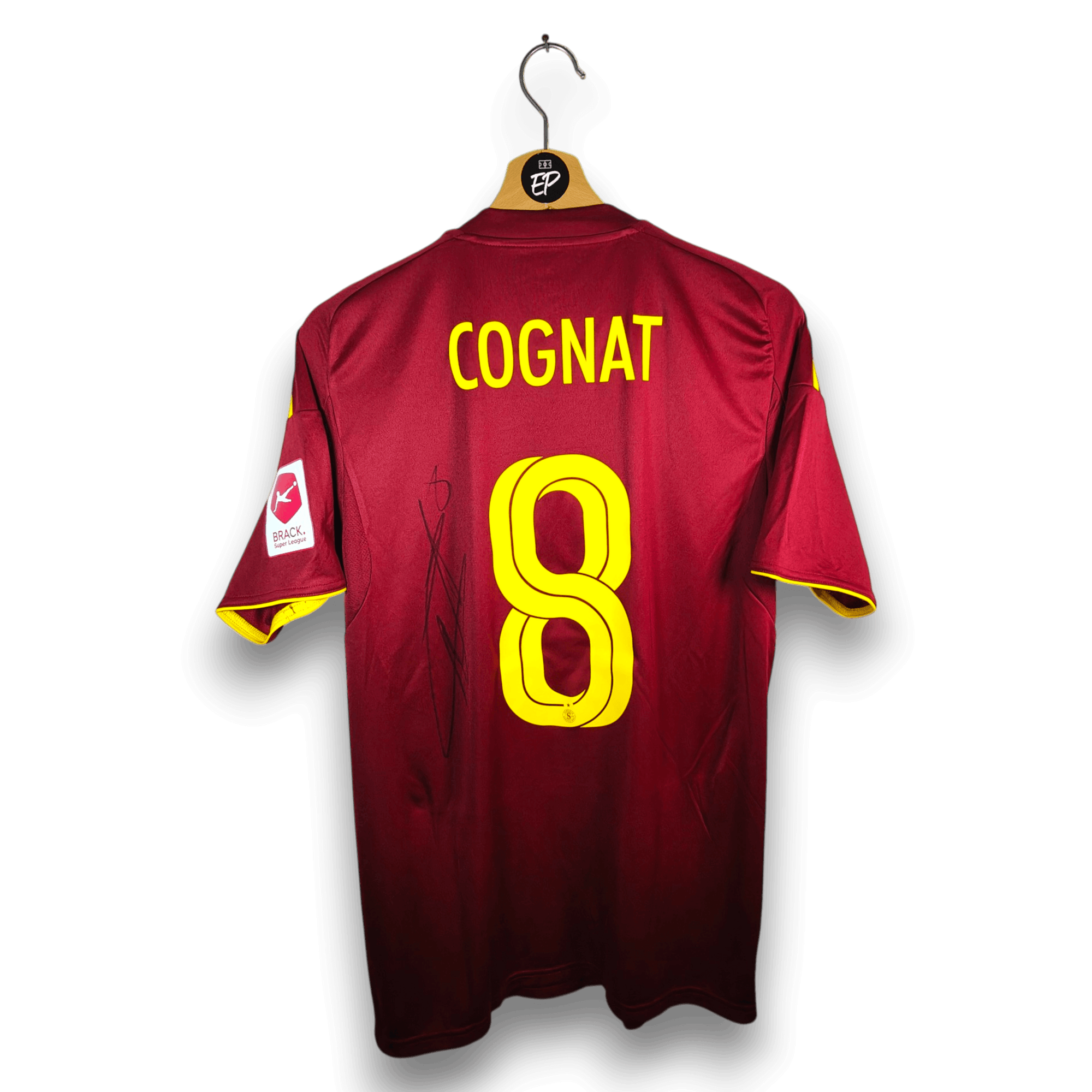 2025-26 Servette Home Shirt SIGNED Cognat 
