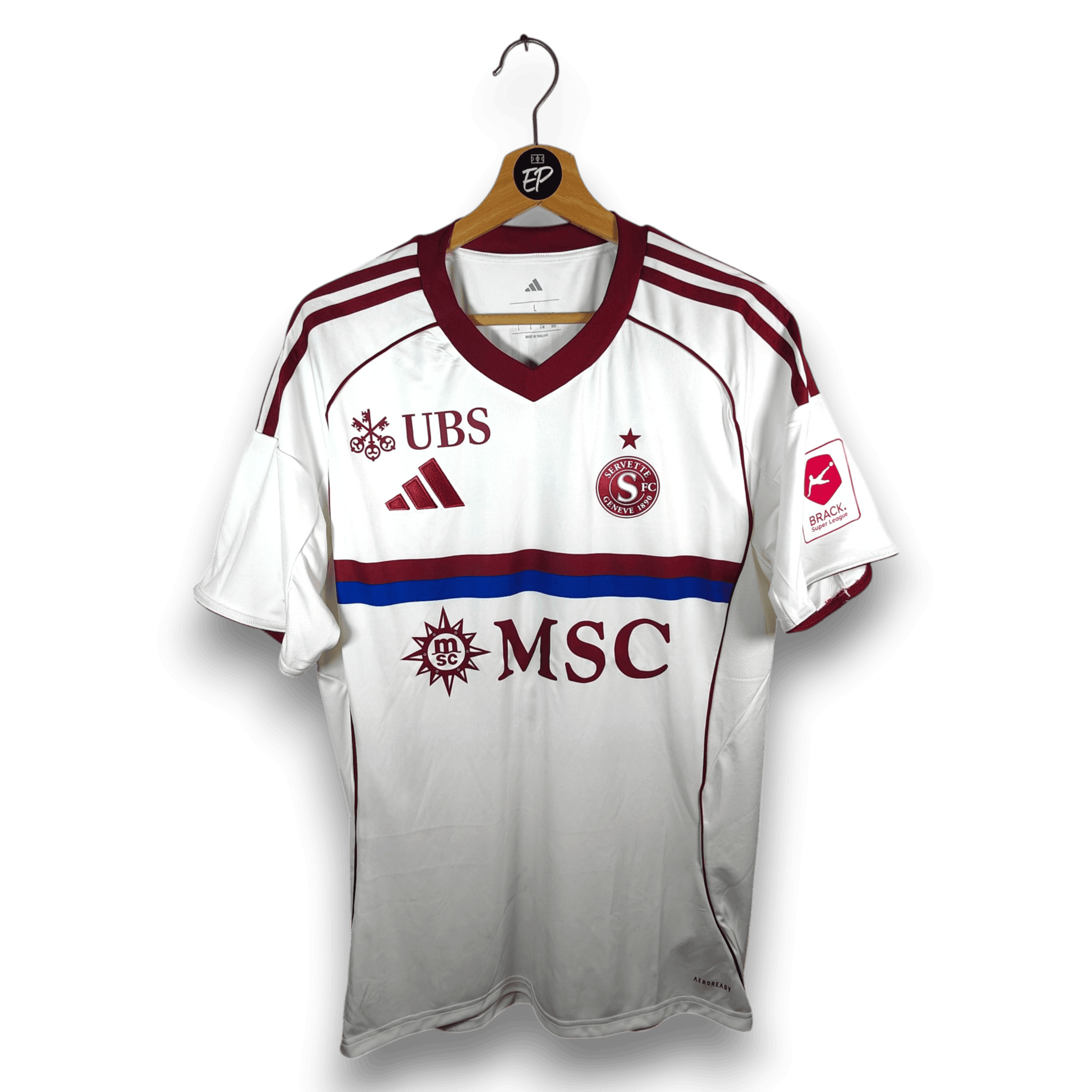 2025-26 Servette Away Shirt SIGNED Kadile 