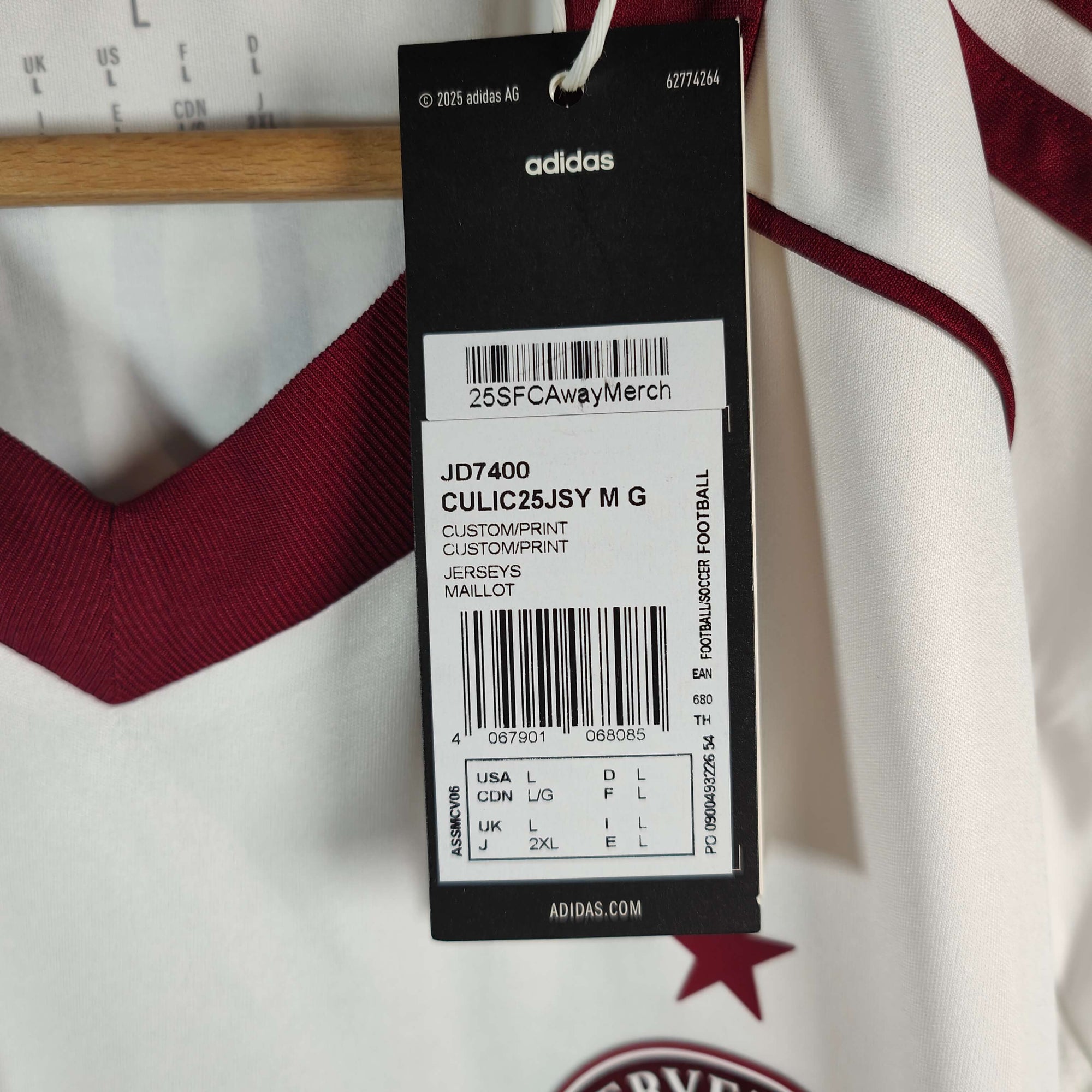 2025-26 Servette Away Shirt SIGNED Kadile 