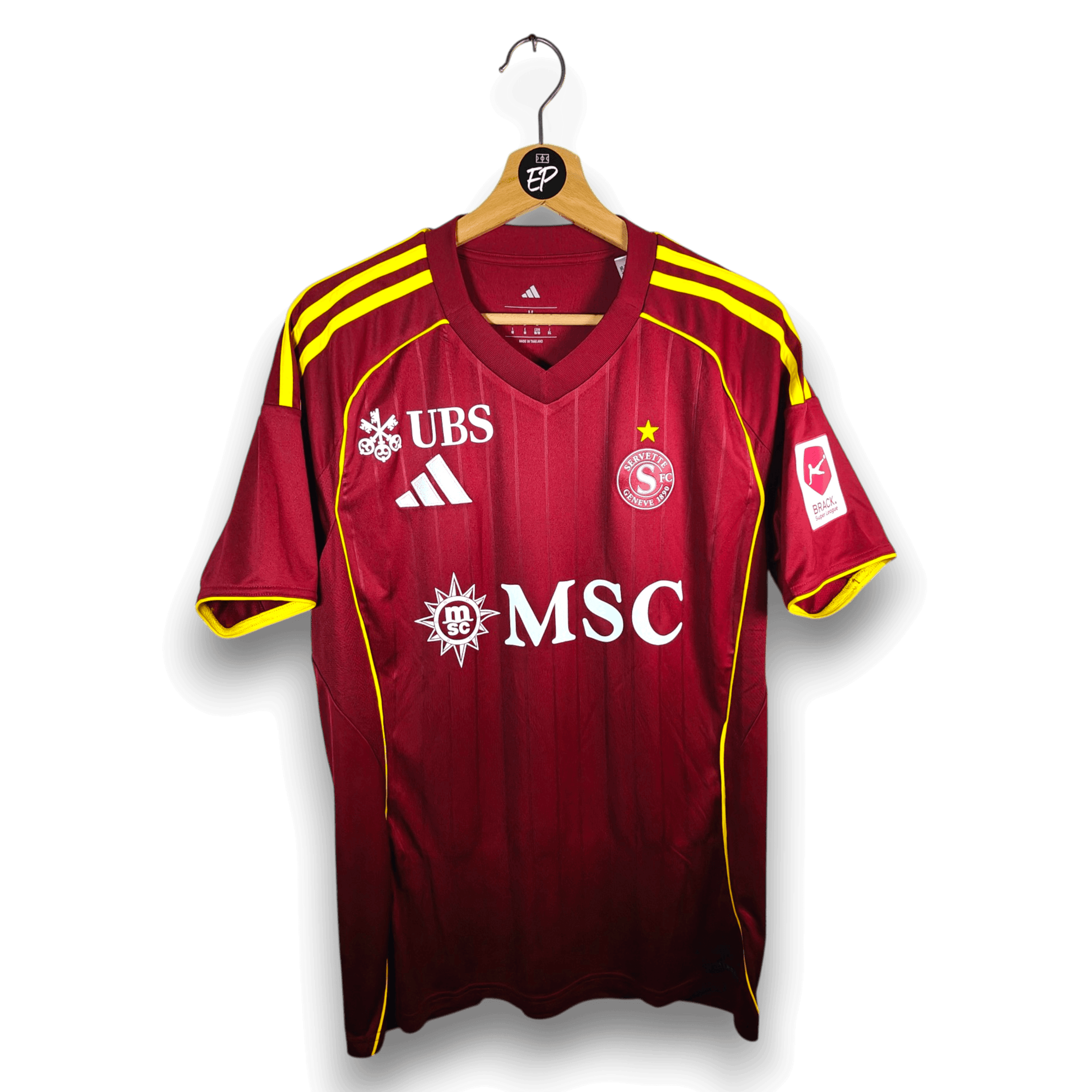 2025-26 Servette Home Shirt SIGNED Stevanović  