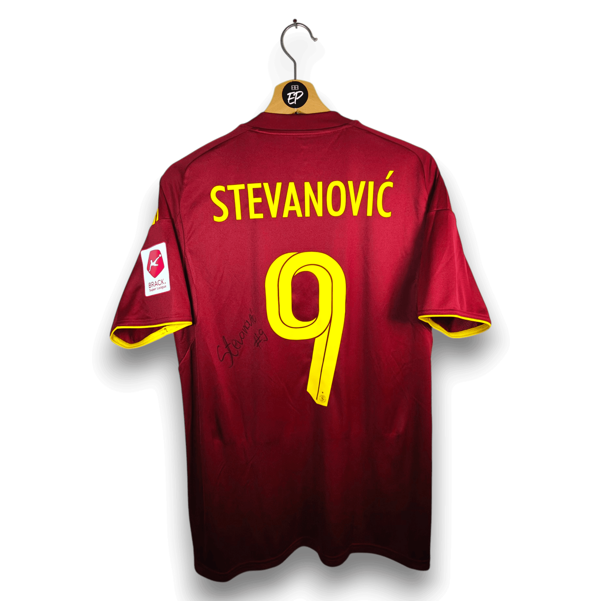 2025-26 Servette Home Shirt SIGNED Stevanović  