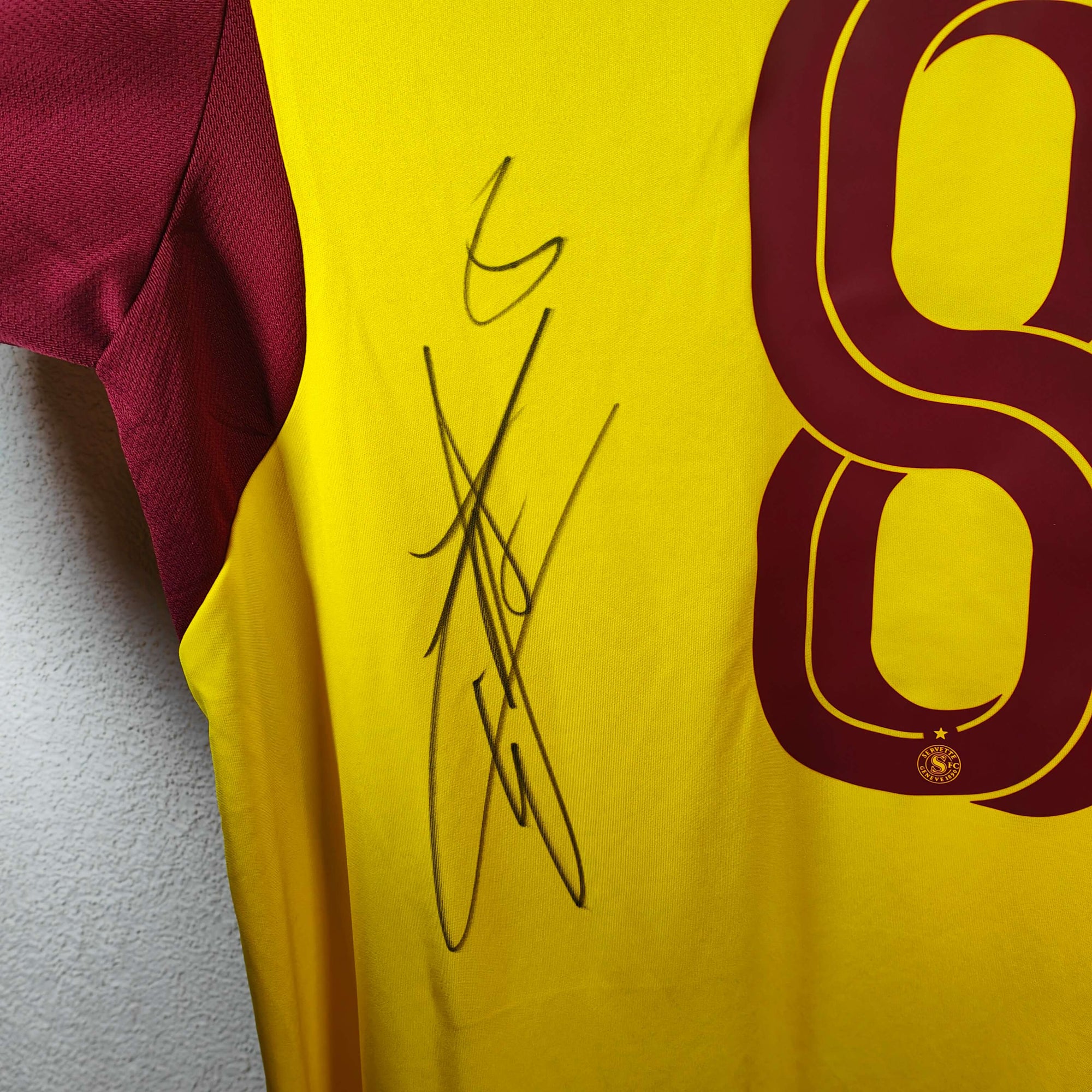 2025-26 Servette Third Shirt SIGNED Cognat 
