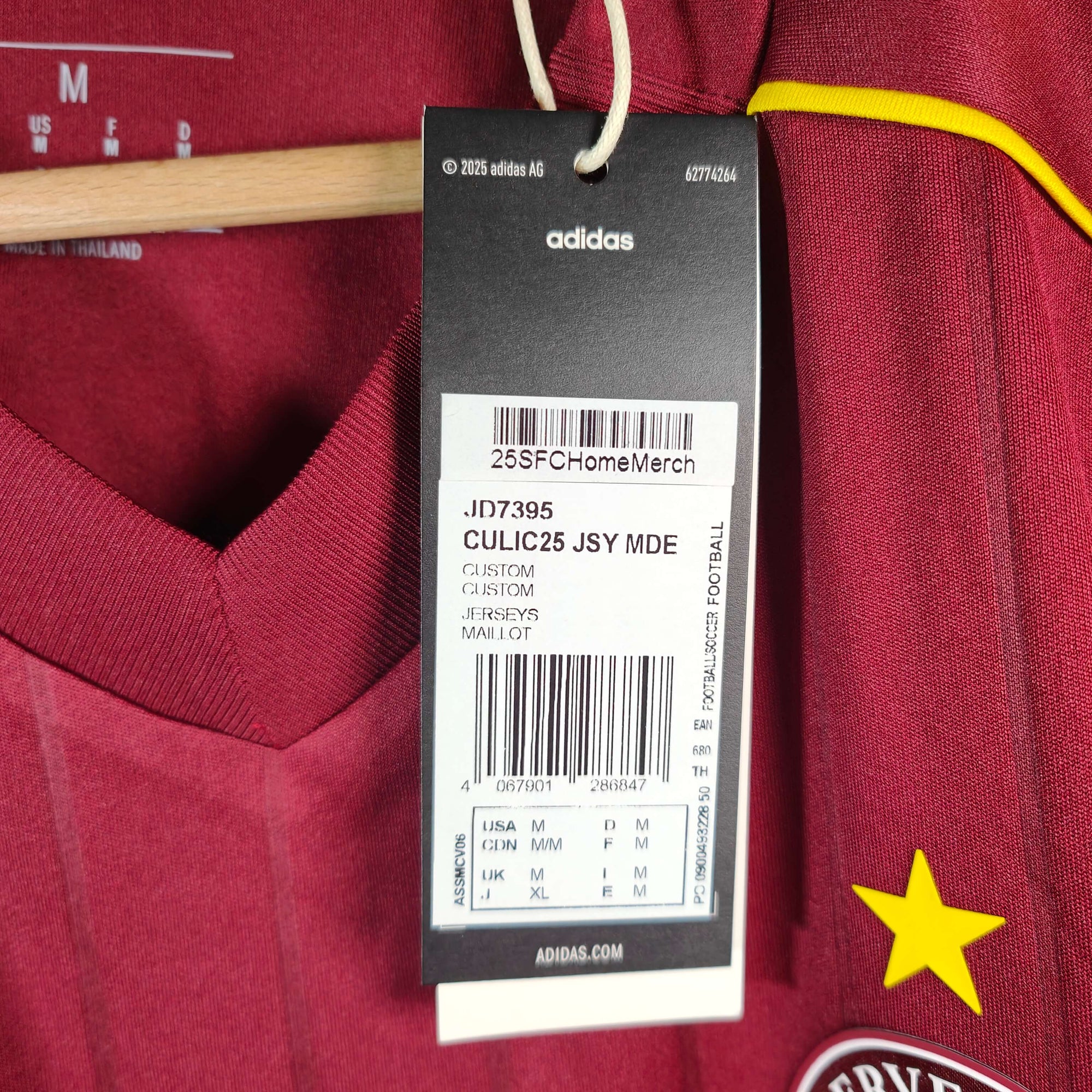 2025-26 Servette Home Shirt SIGNED Kadile 