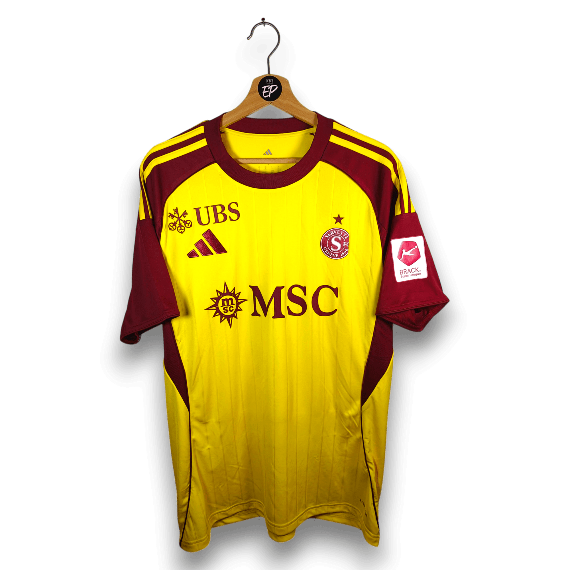 2025-26 Servette Third Shirt SIGNED Stevanović  