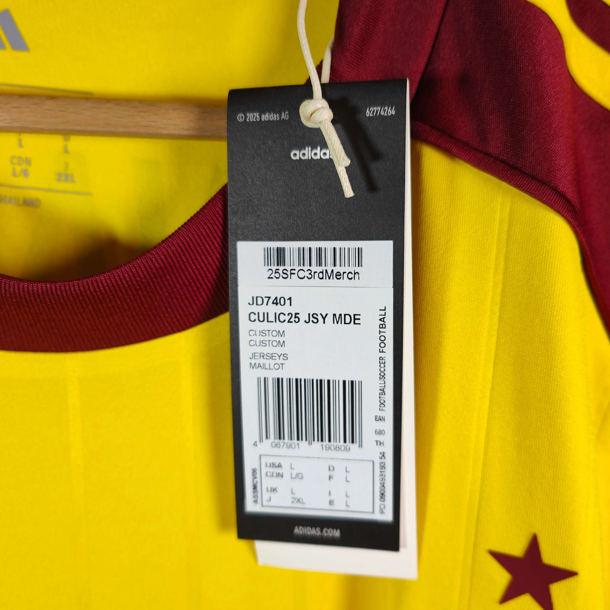 2025-26 Servette Third Shirt SIGNED Stevanović  
