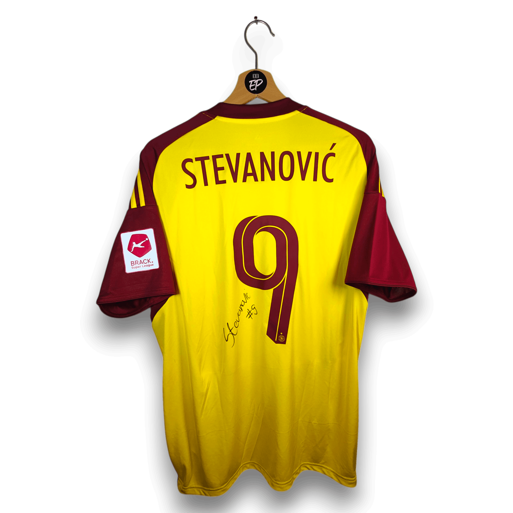 2025-26 Servette Third Shirt SIGNED Stevanović  