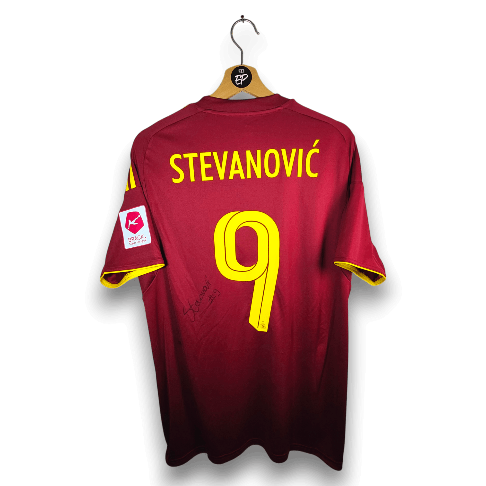 2025-26 Servette Home Shirt SIGNED Stevanović  