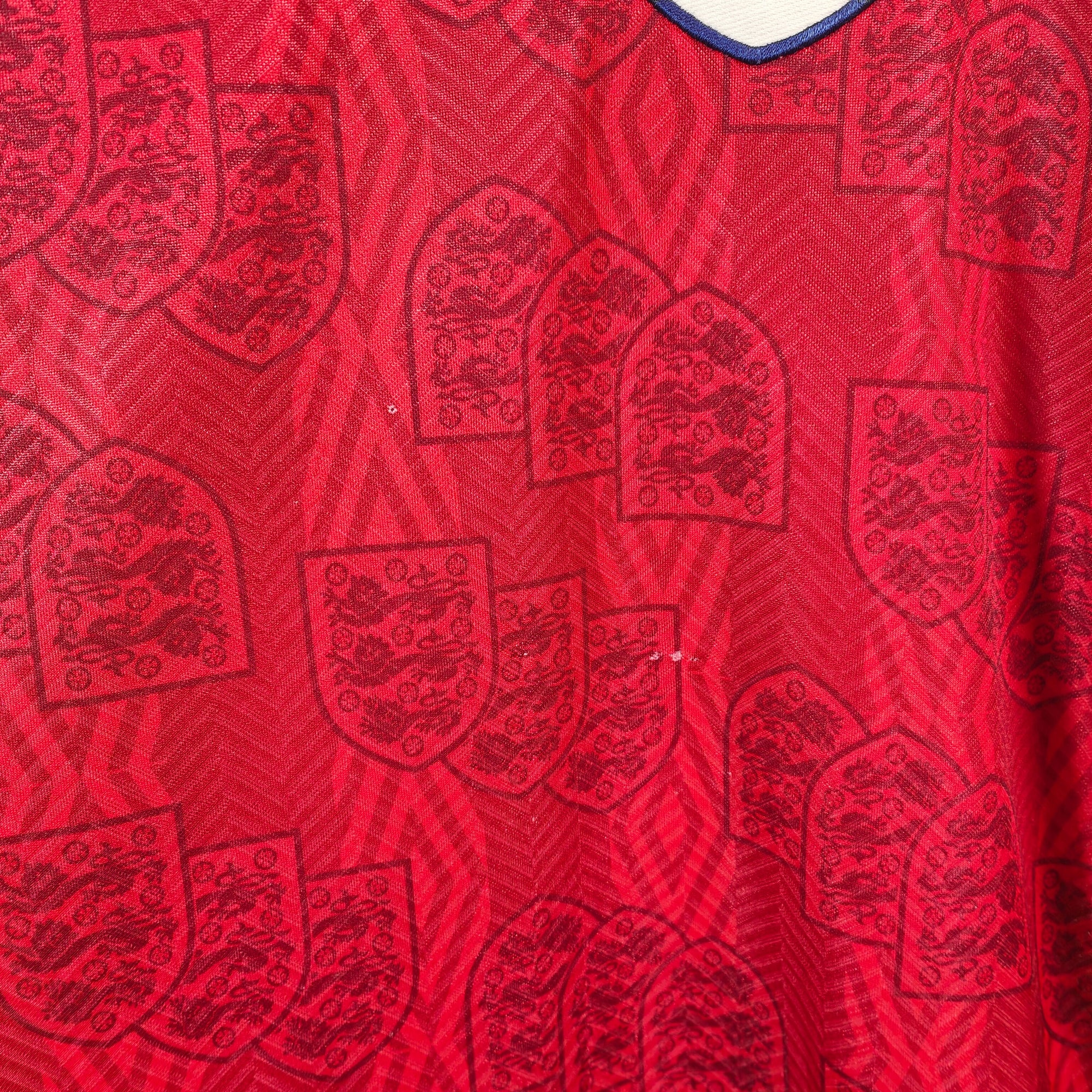 1993-95 England Away Shirt Shearer 