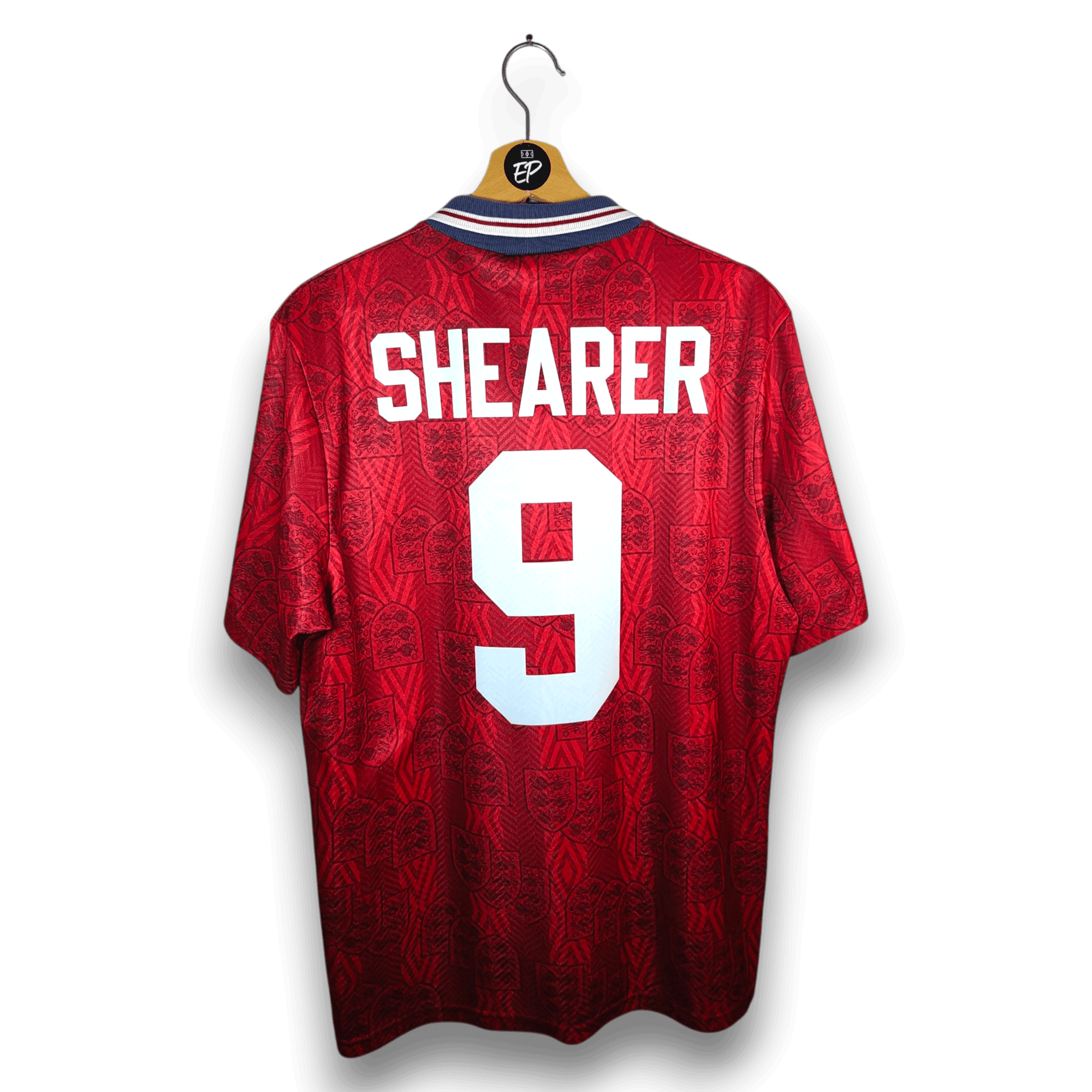 1993-95 England Away Shirt Shearer 