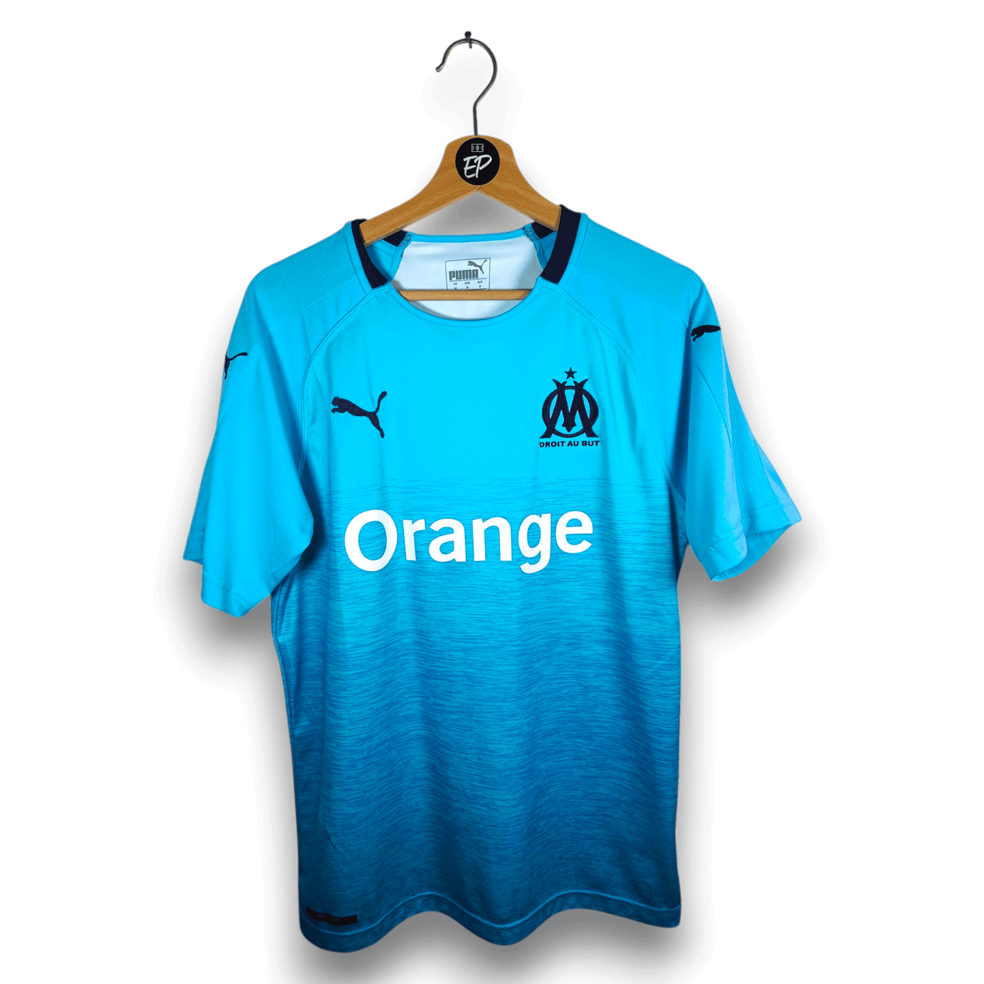 2018-19 Olympique Marseille Third Shirt - 9/10 - (M)