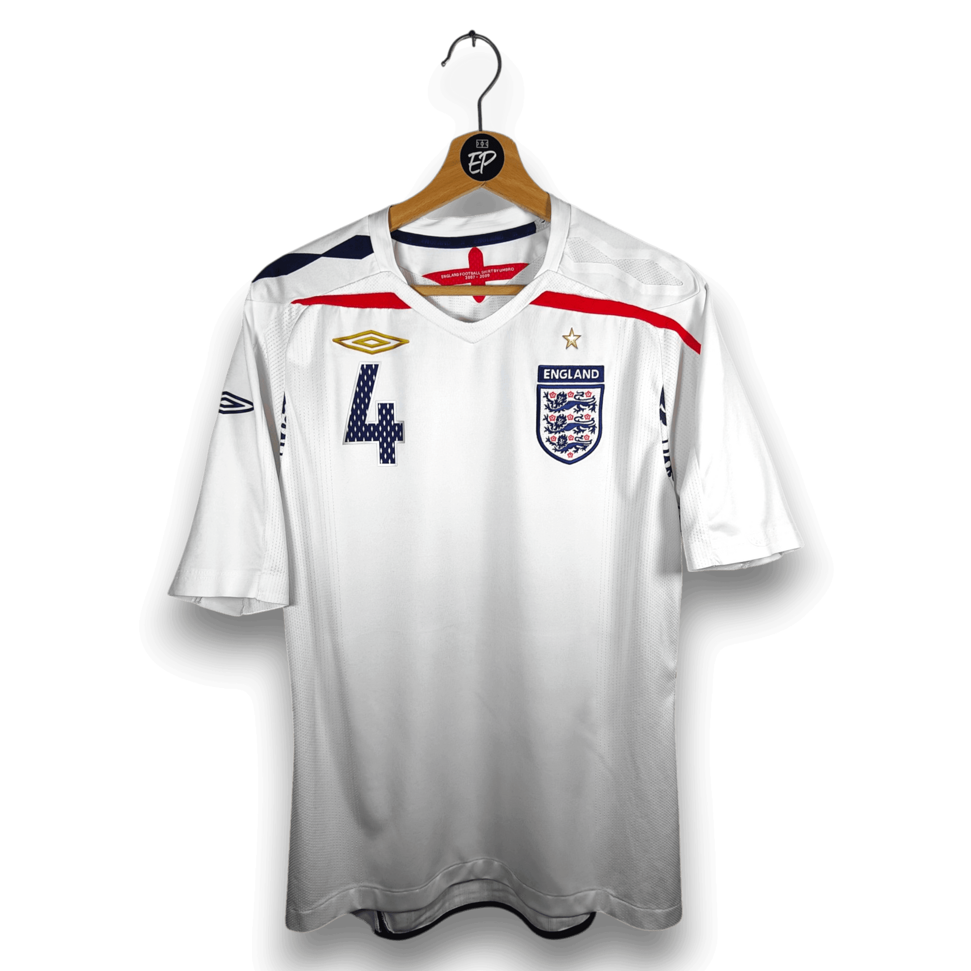 2007-09 England Home Shirt Gerrard 