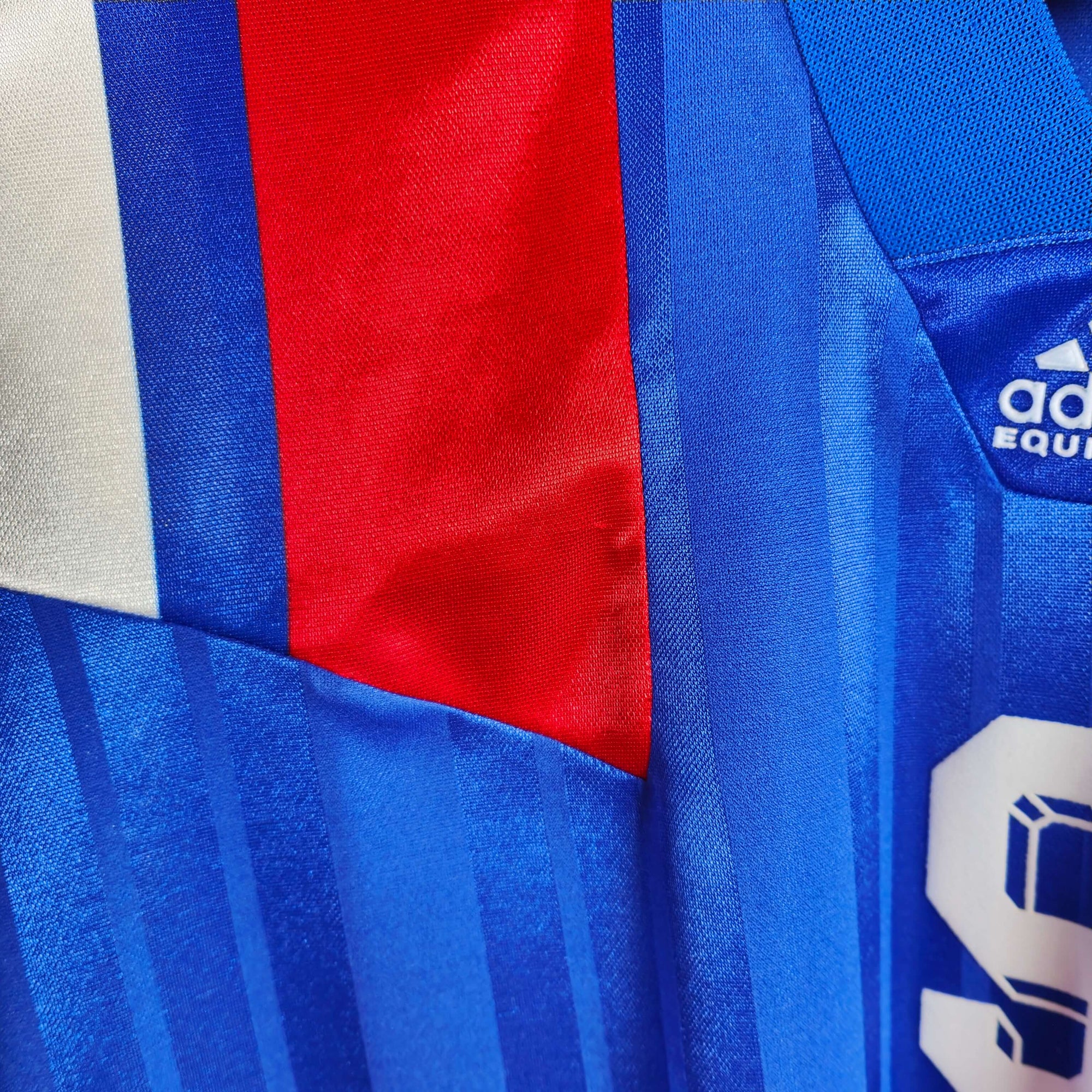 1992-93 France Home Shirt Papin 