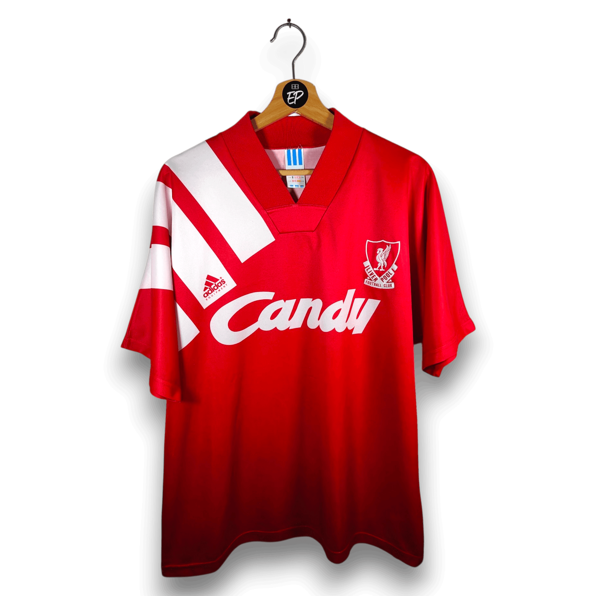 1991-92 Liverpool Home Shirt - 7.5/10 - (L)