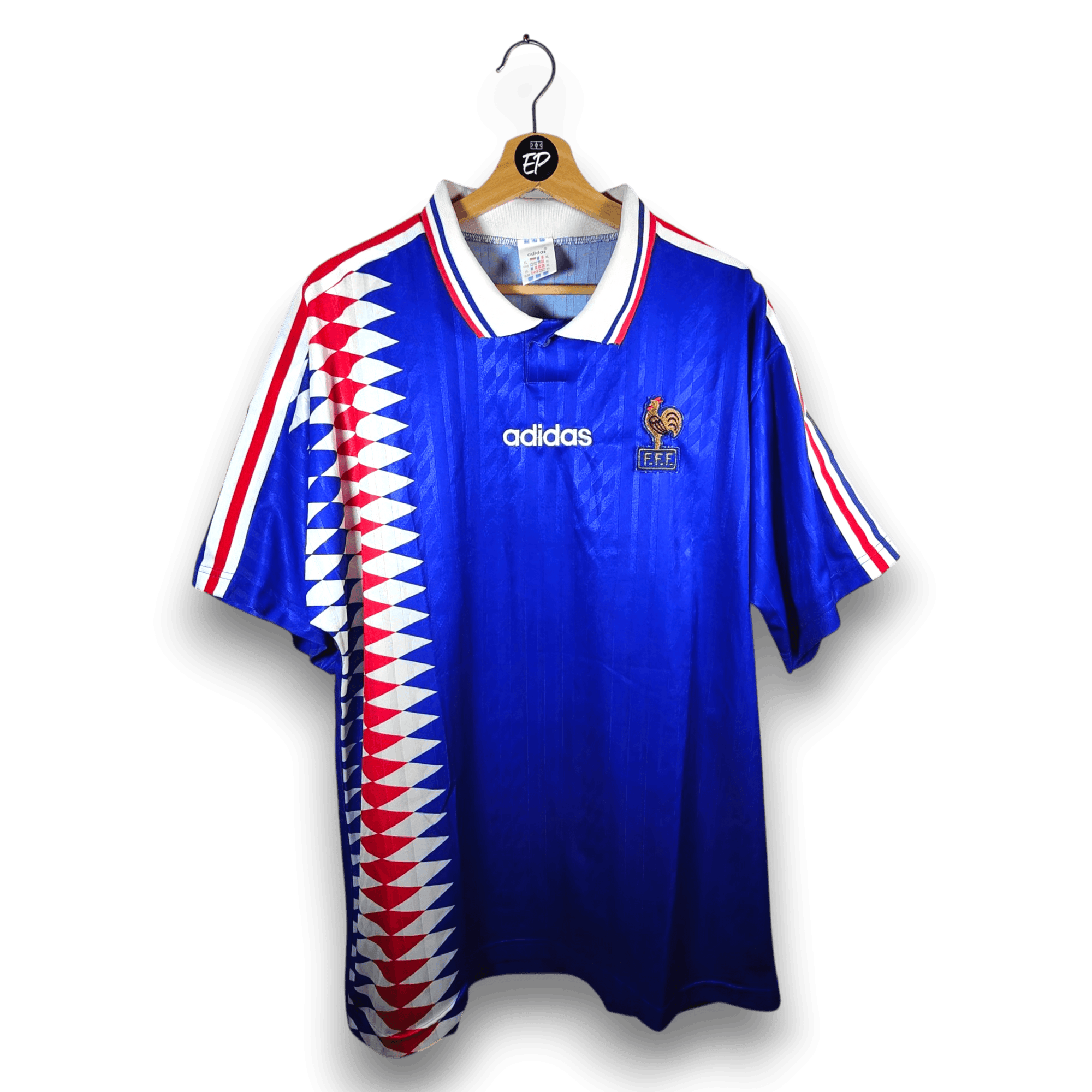 1994-96 France Home Shirt - 9/10 - (XL)