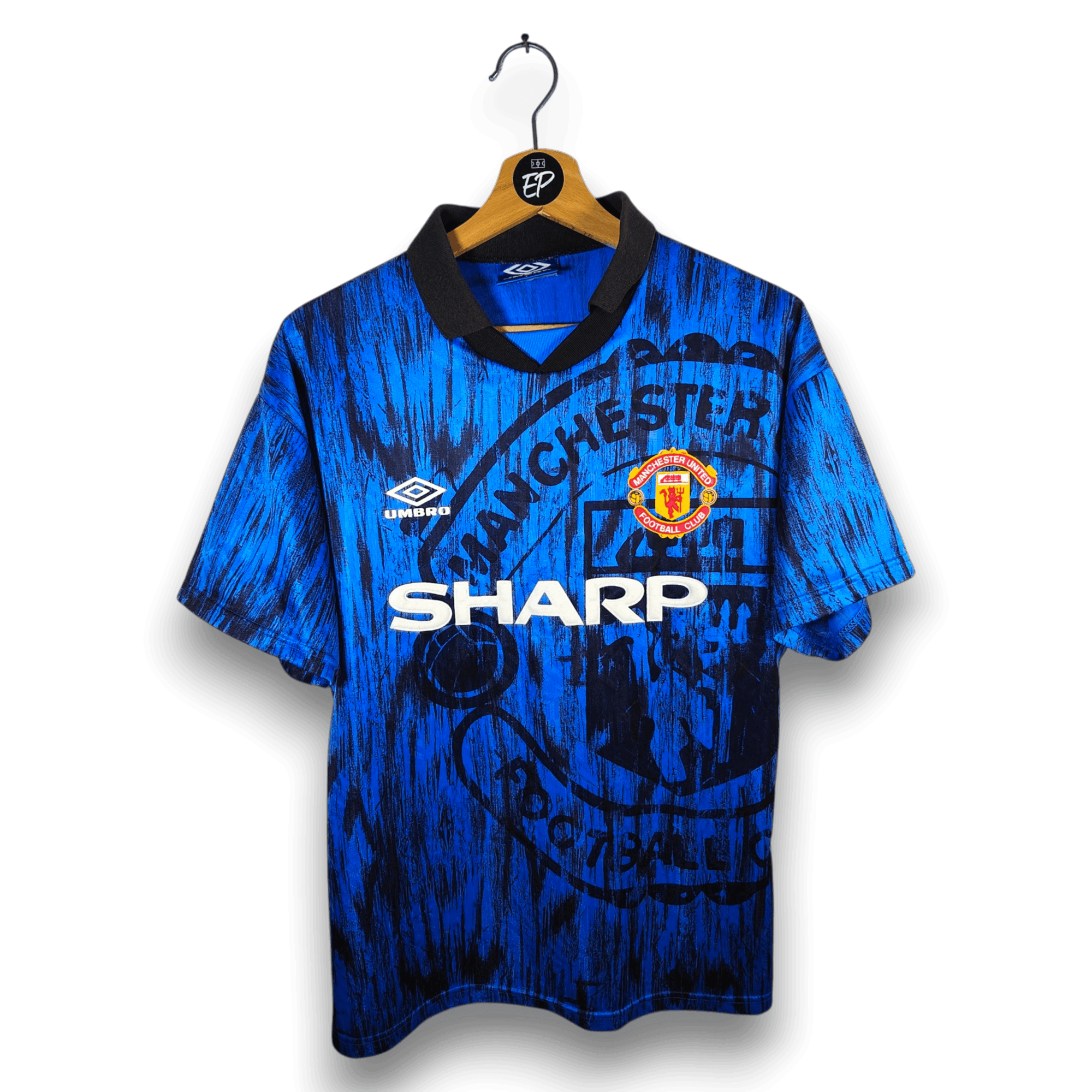 1992-93 Manchester United Away Shirt Cantona 