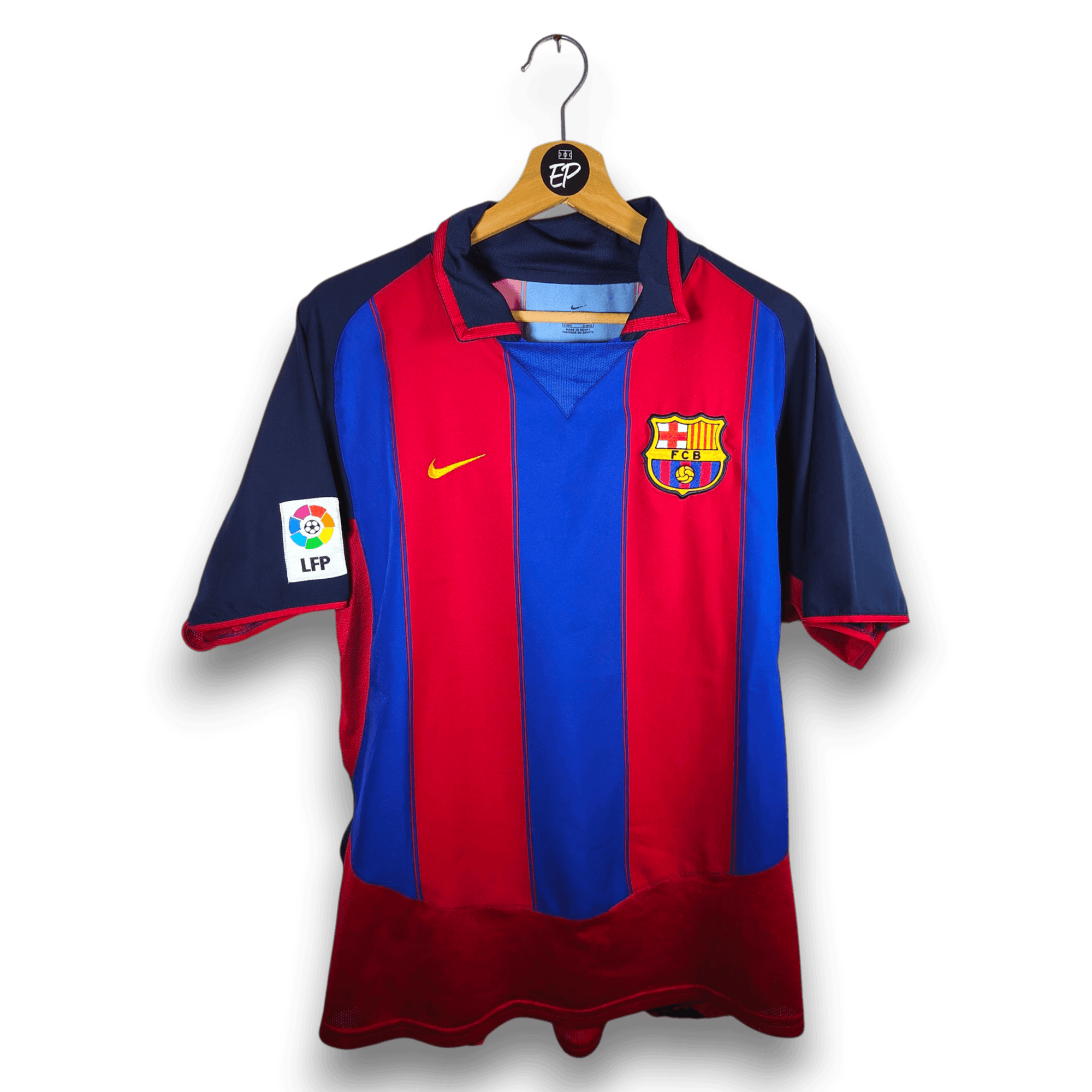 2003-04 FC Barcelona Home Shirt Ronaldinho 