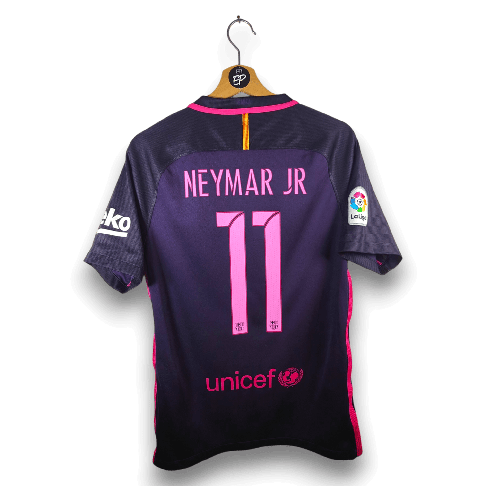2016-17 FC Barcelona Away Shirt Neymar 