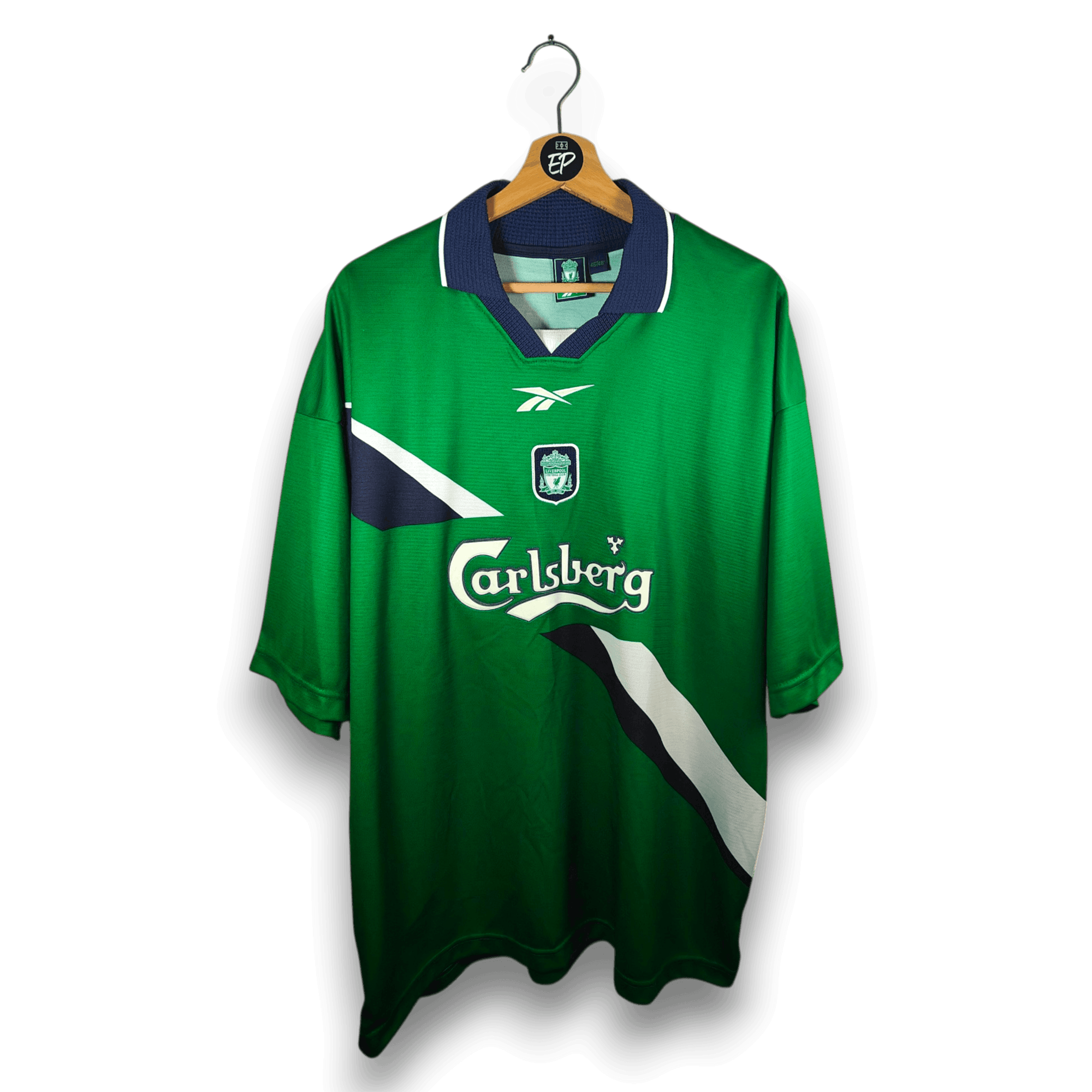 1999-00 Liverpool Away Shirt Henchoz 