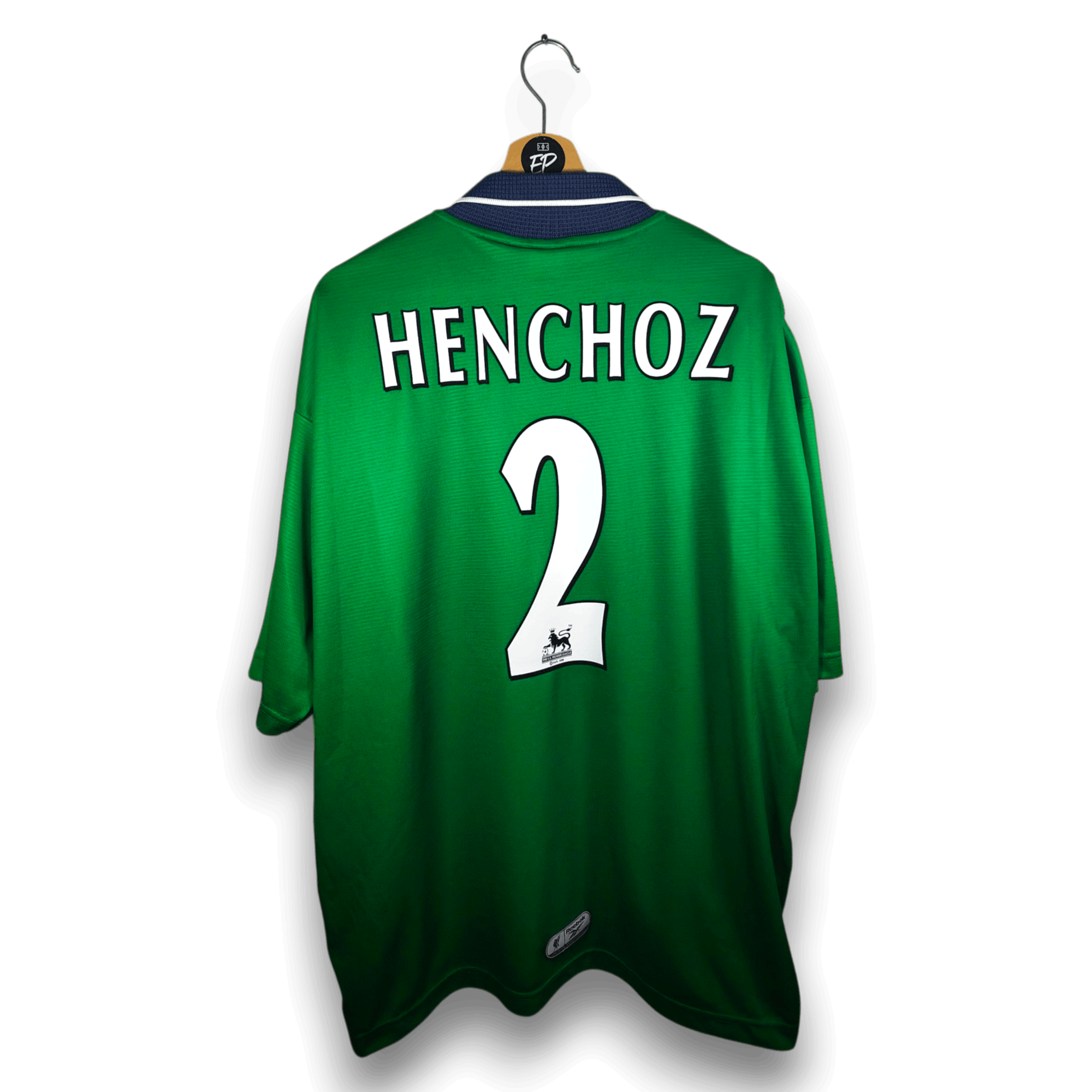 1999-00 Liverpool Away Shirt Henchoz 