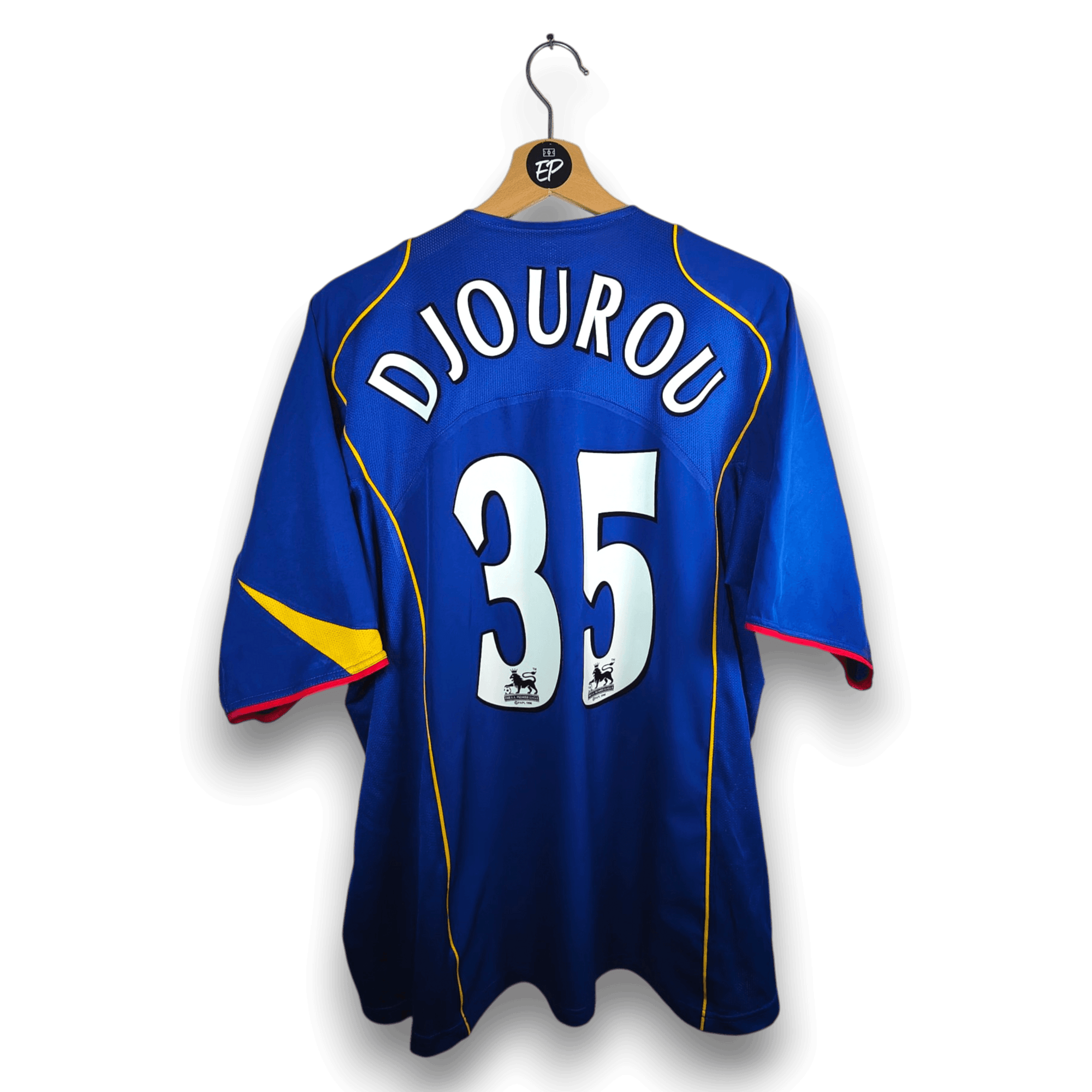 2004-06 Arsenal Away Shirt Djourou 