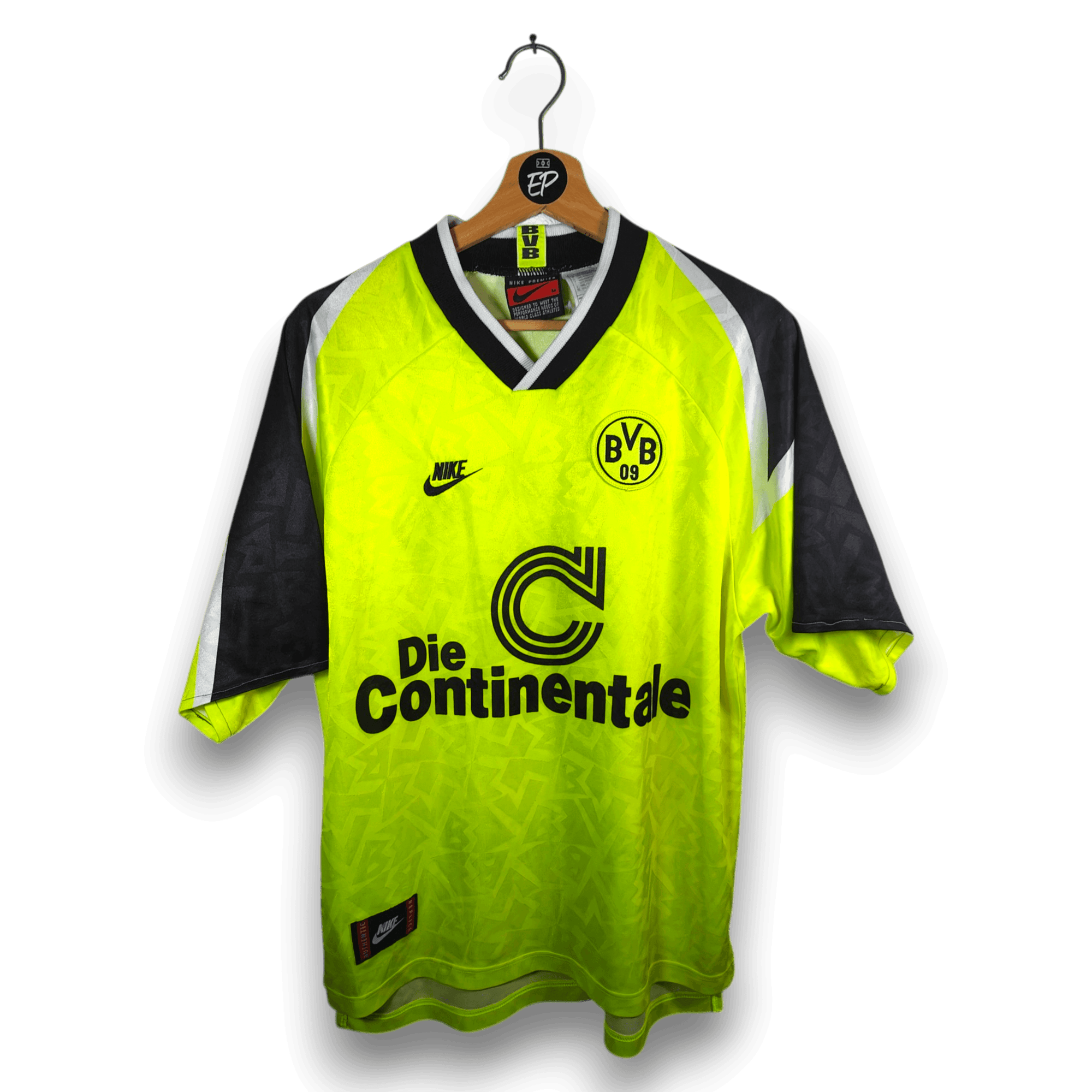 1995-96 Dortmund Home Shirt Chapuisat 